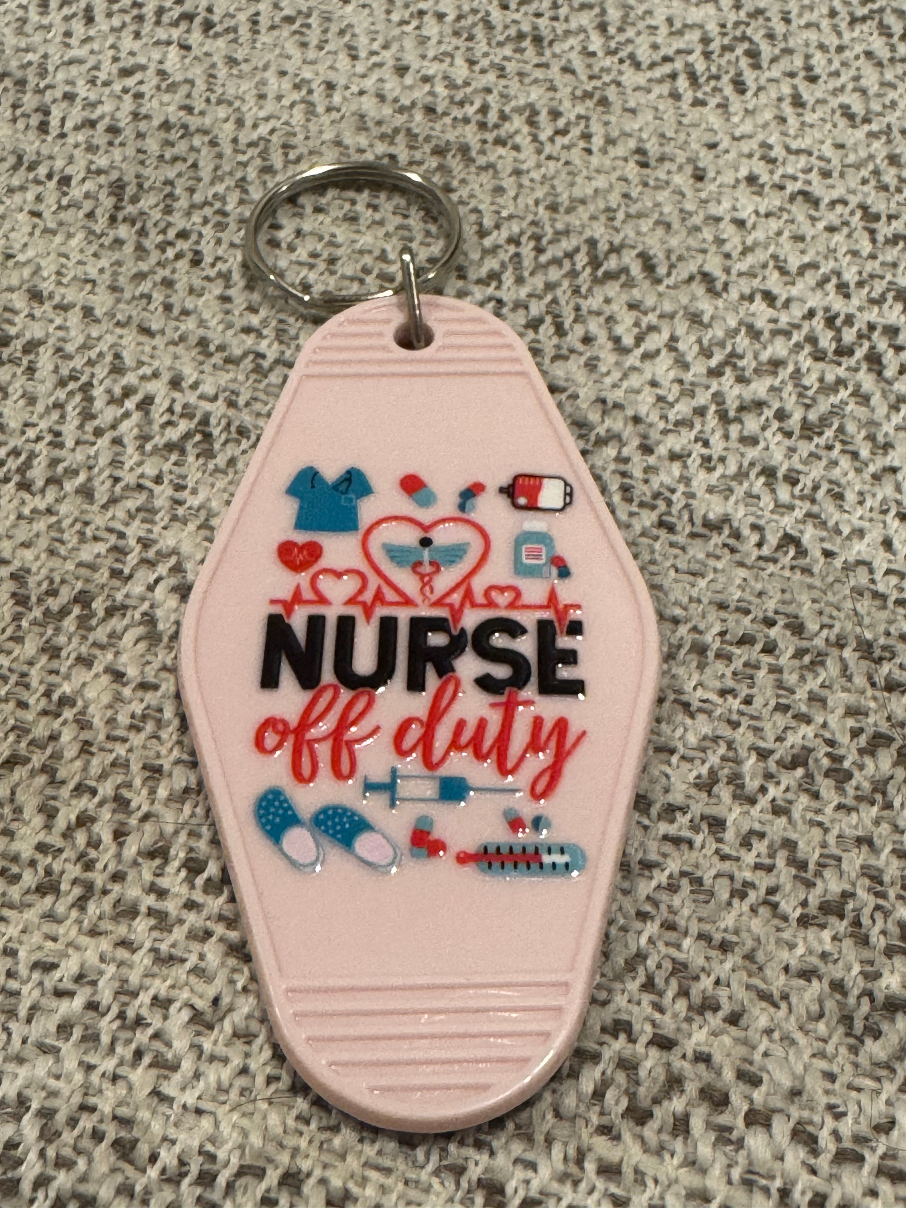 Nurse Off Duty Keychains