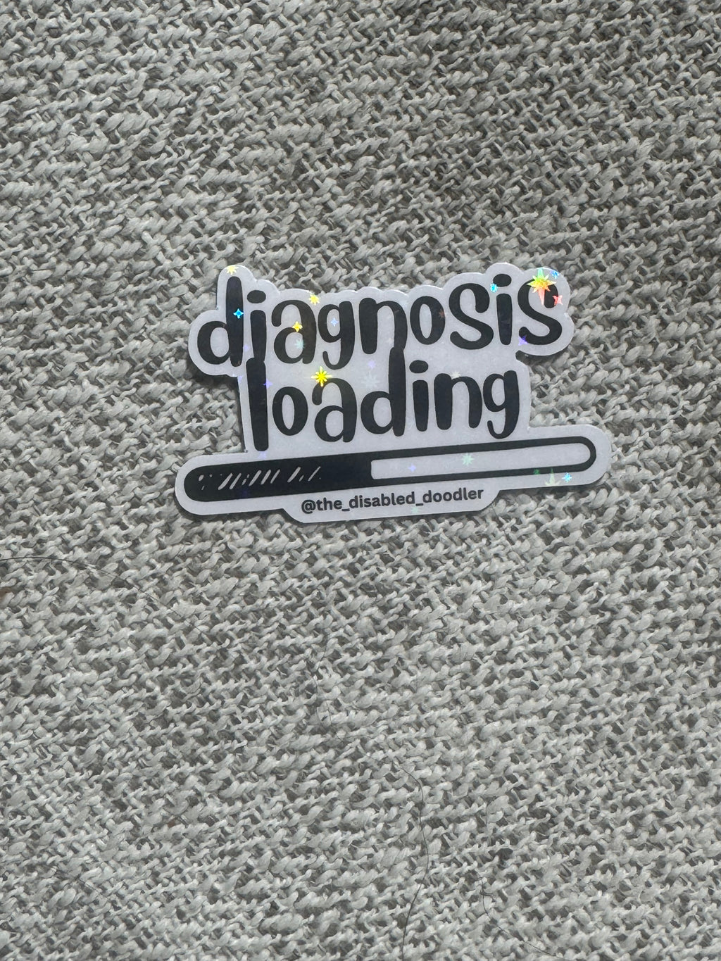 Diagnosis Loading Sticker