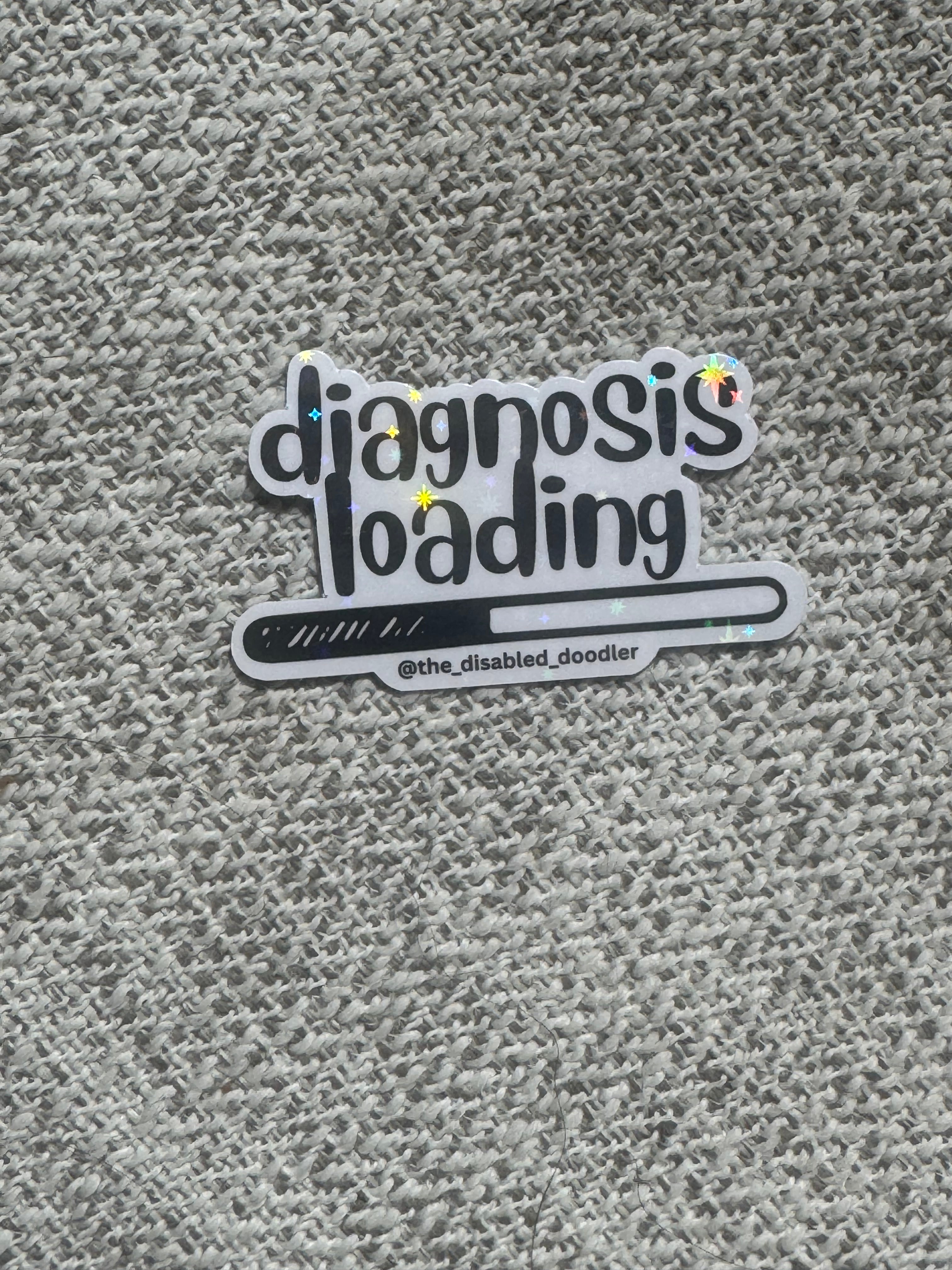 Diagnosis Loading Sticker