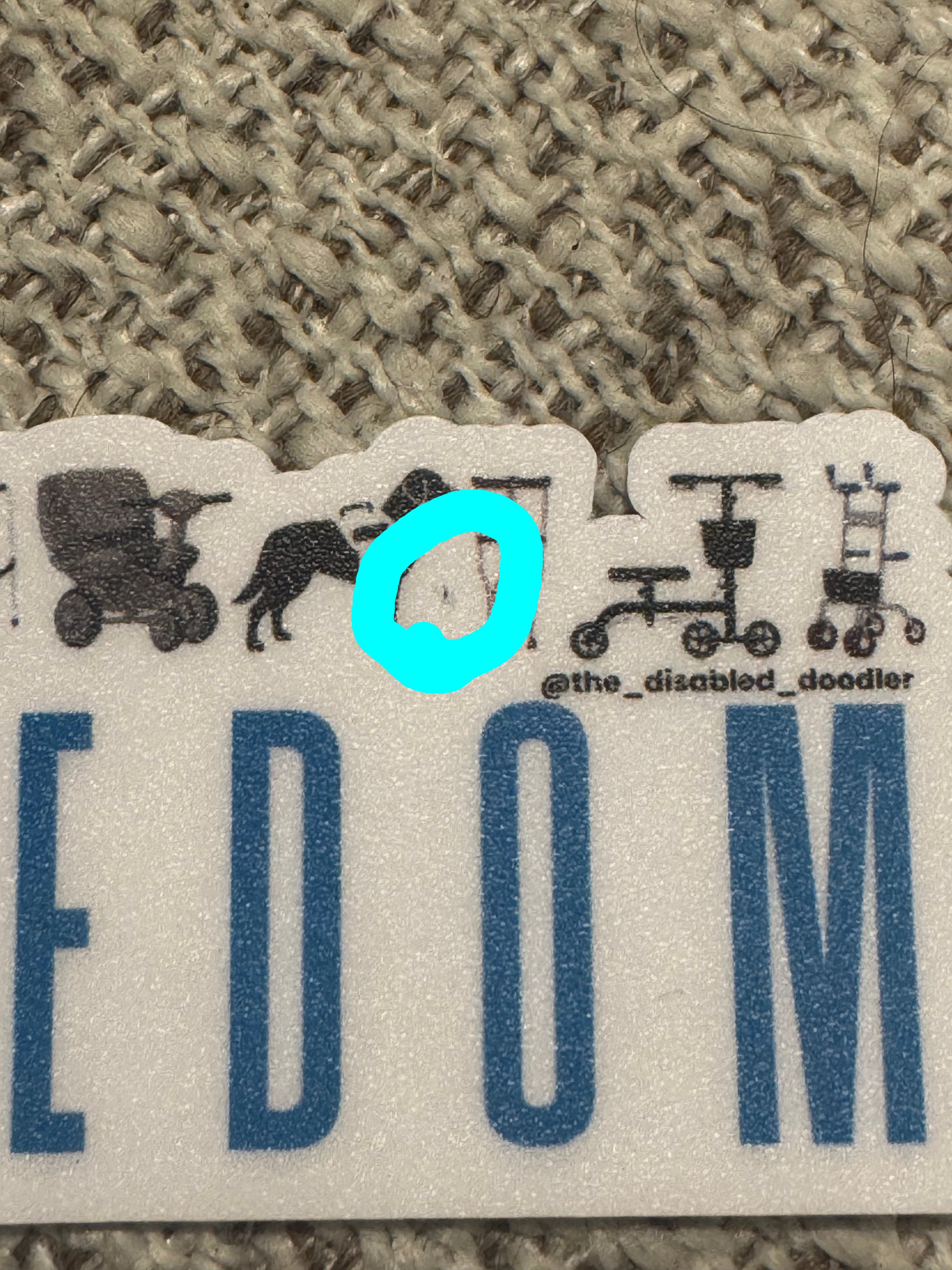 Disability Freedom Sticker