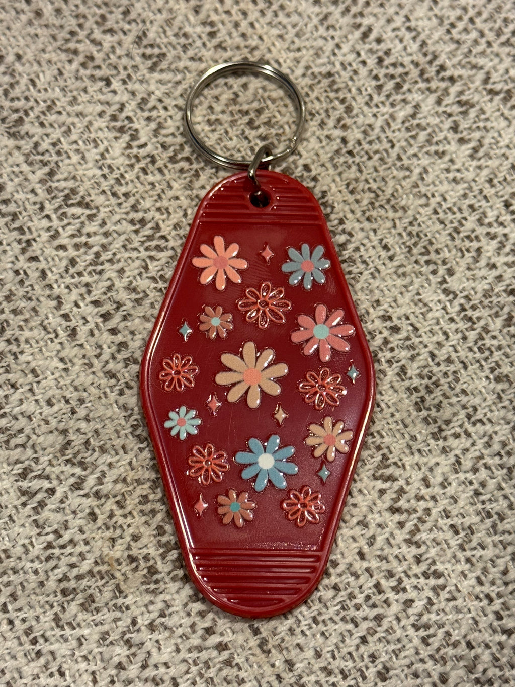 Pastel Flowers Keychains