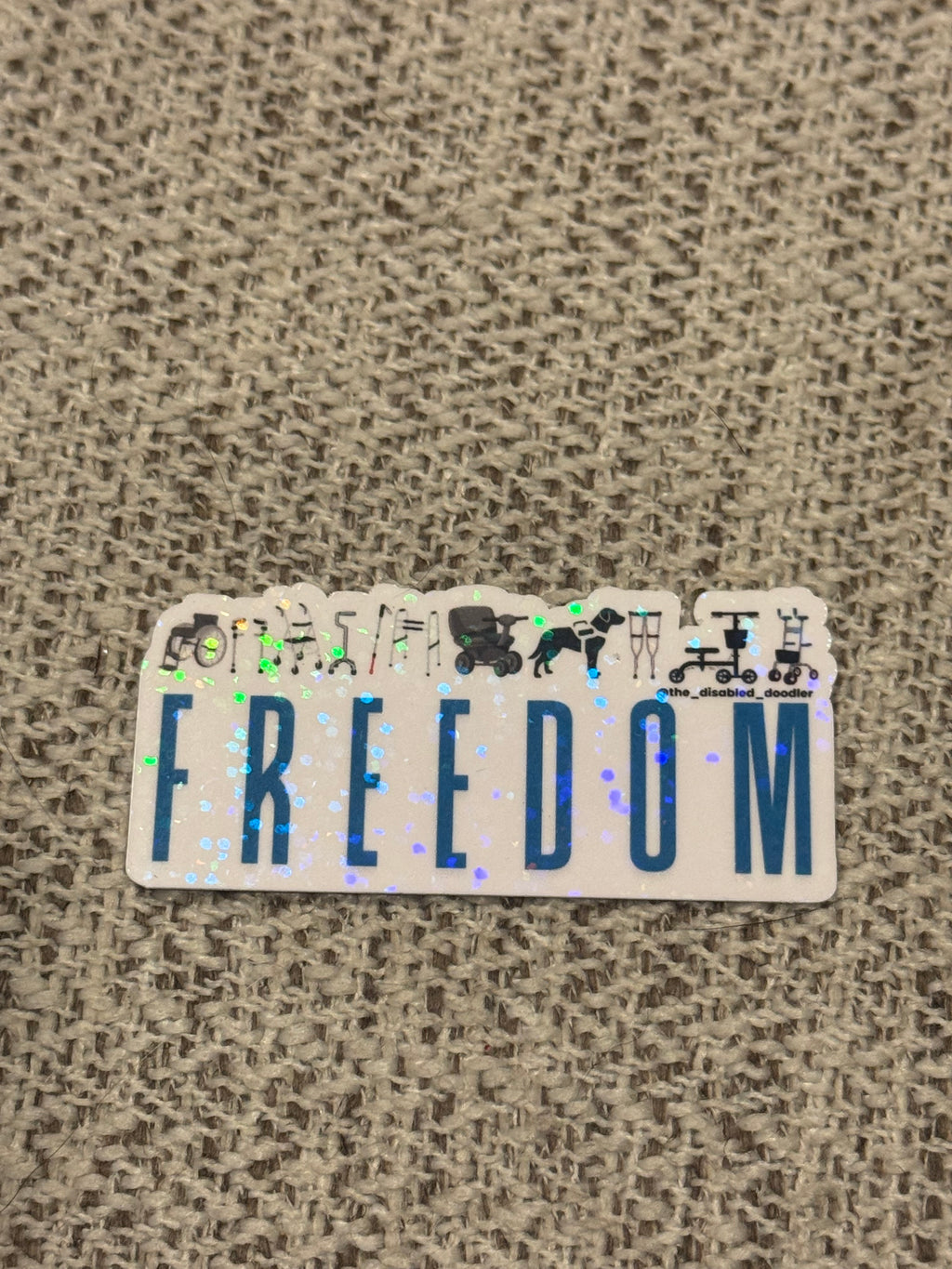 Disability Freedom Sticker