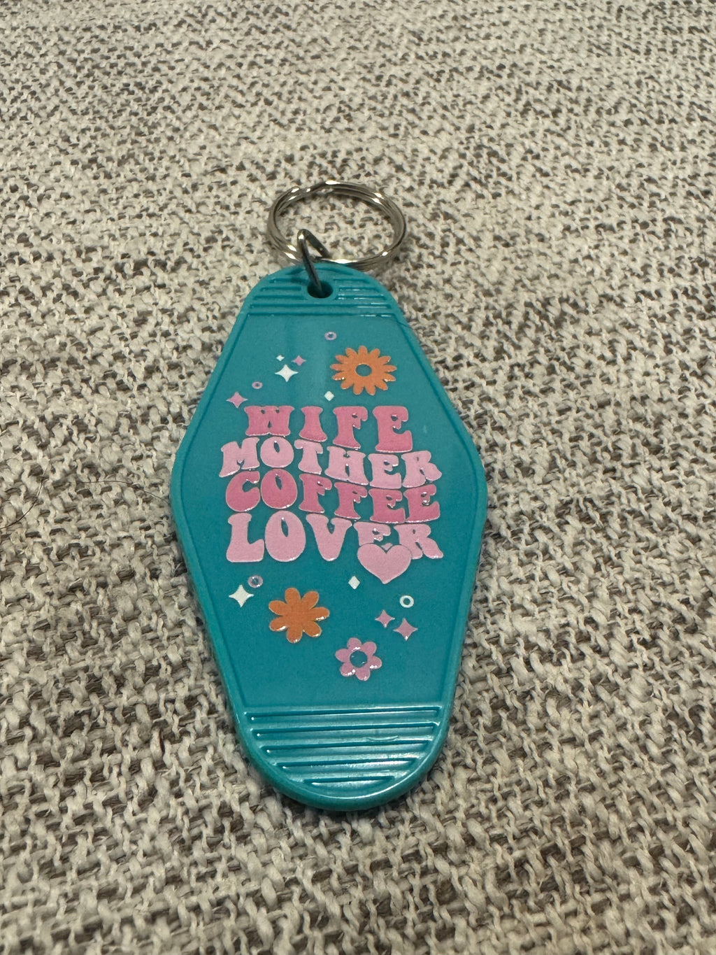 Wife Mother Coffee Lover Keychains