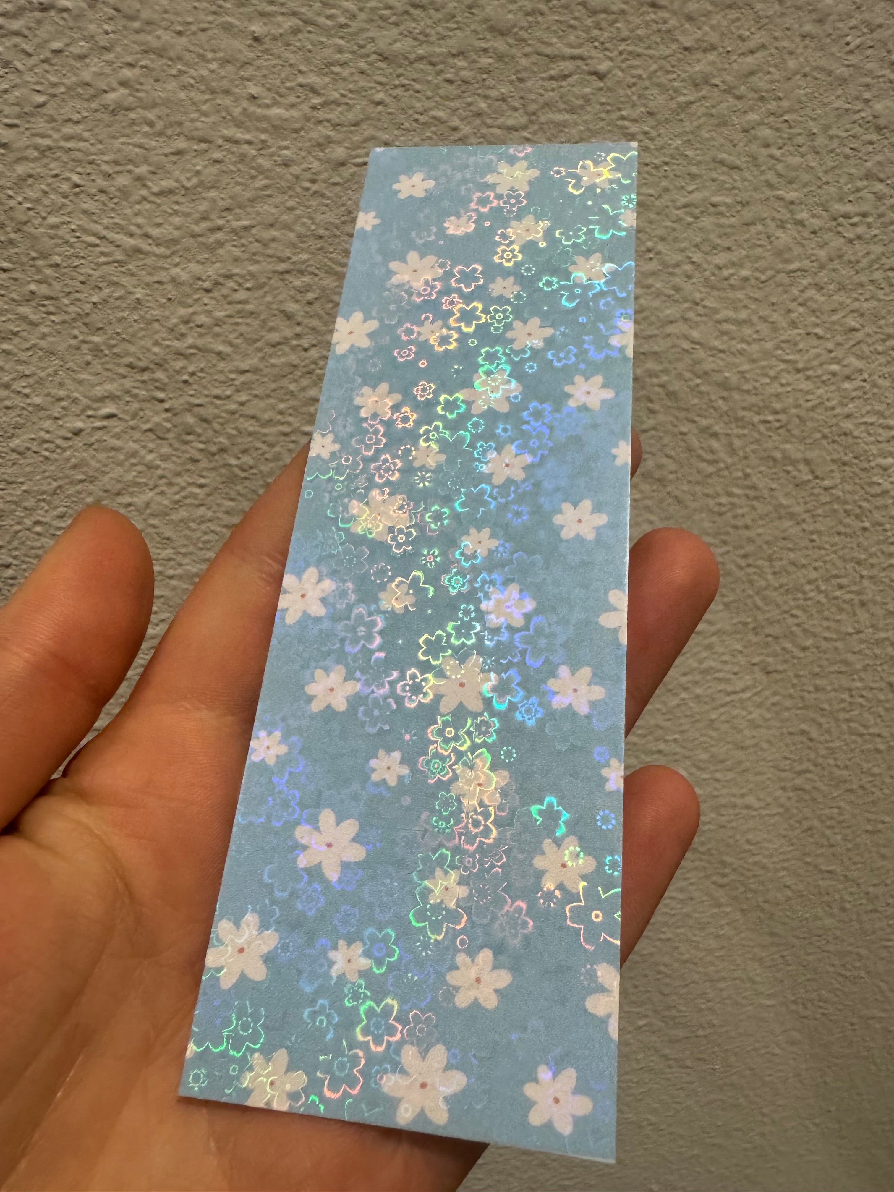 Flower BLUE Bookmarks