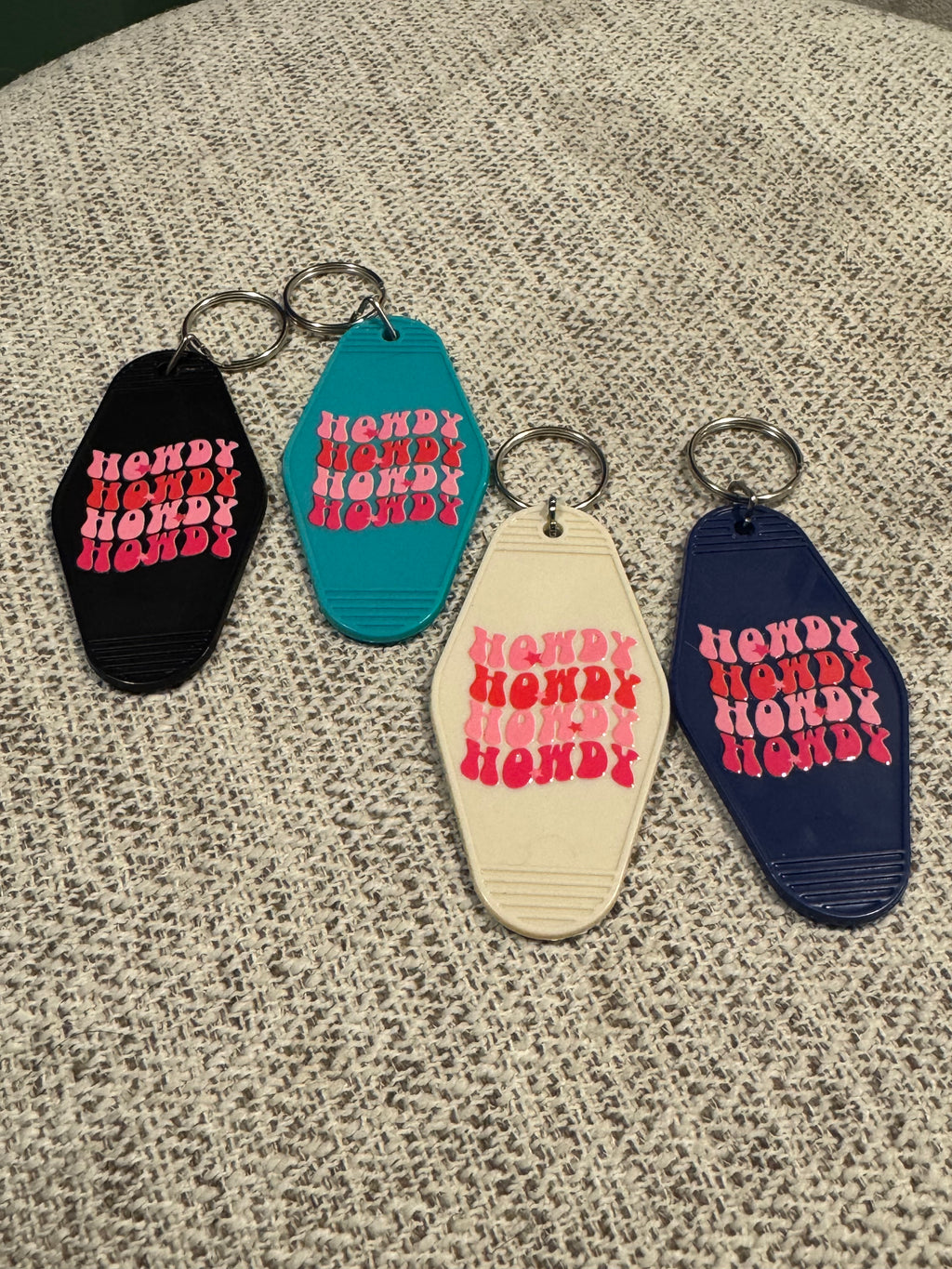 HowdyHowdyHowdyHowdy Keychains