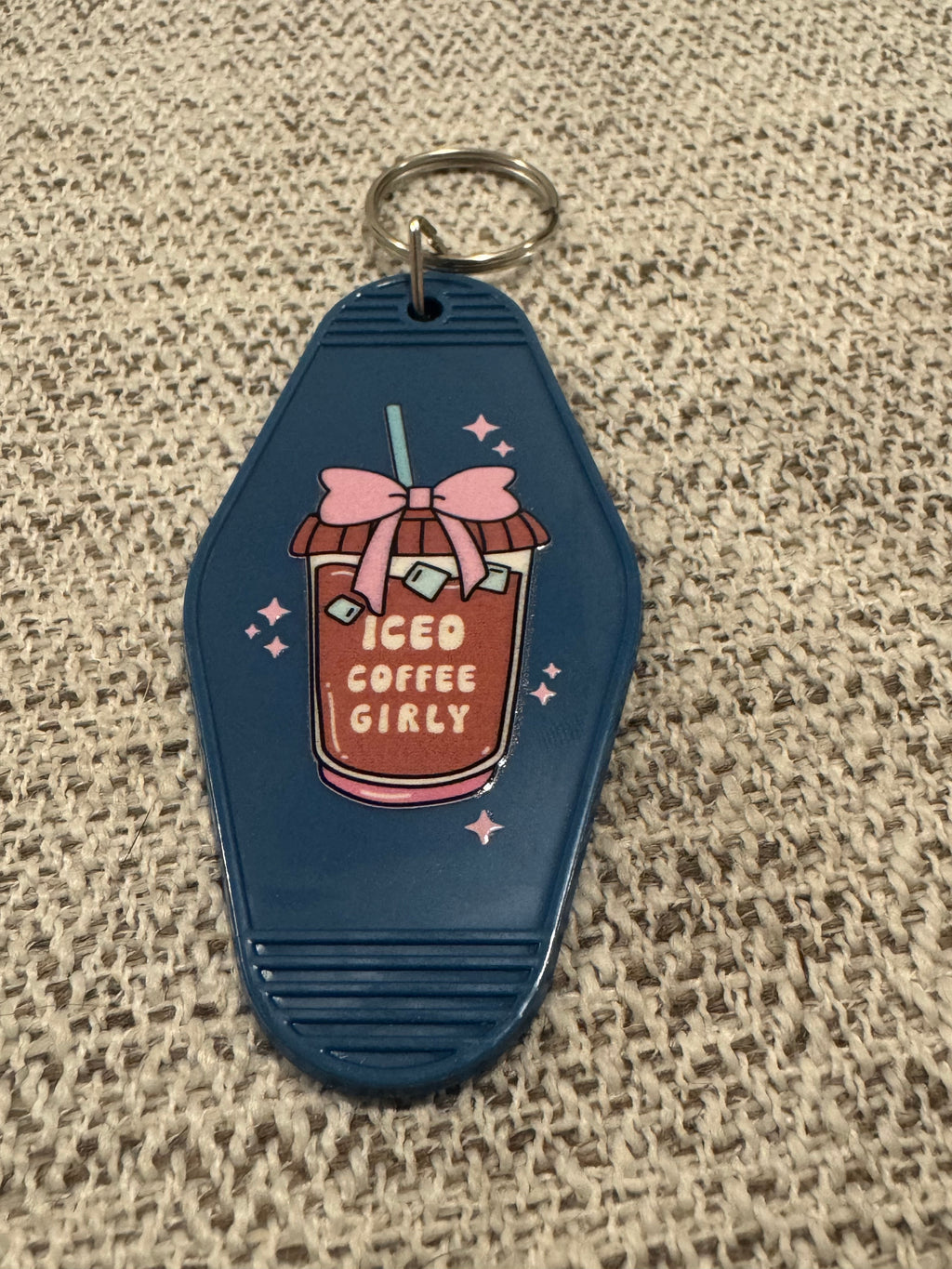 Iced Coffee Girly Keychains