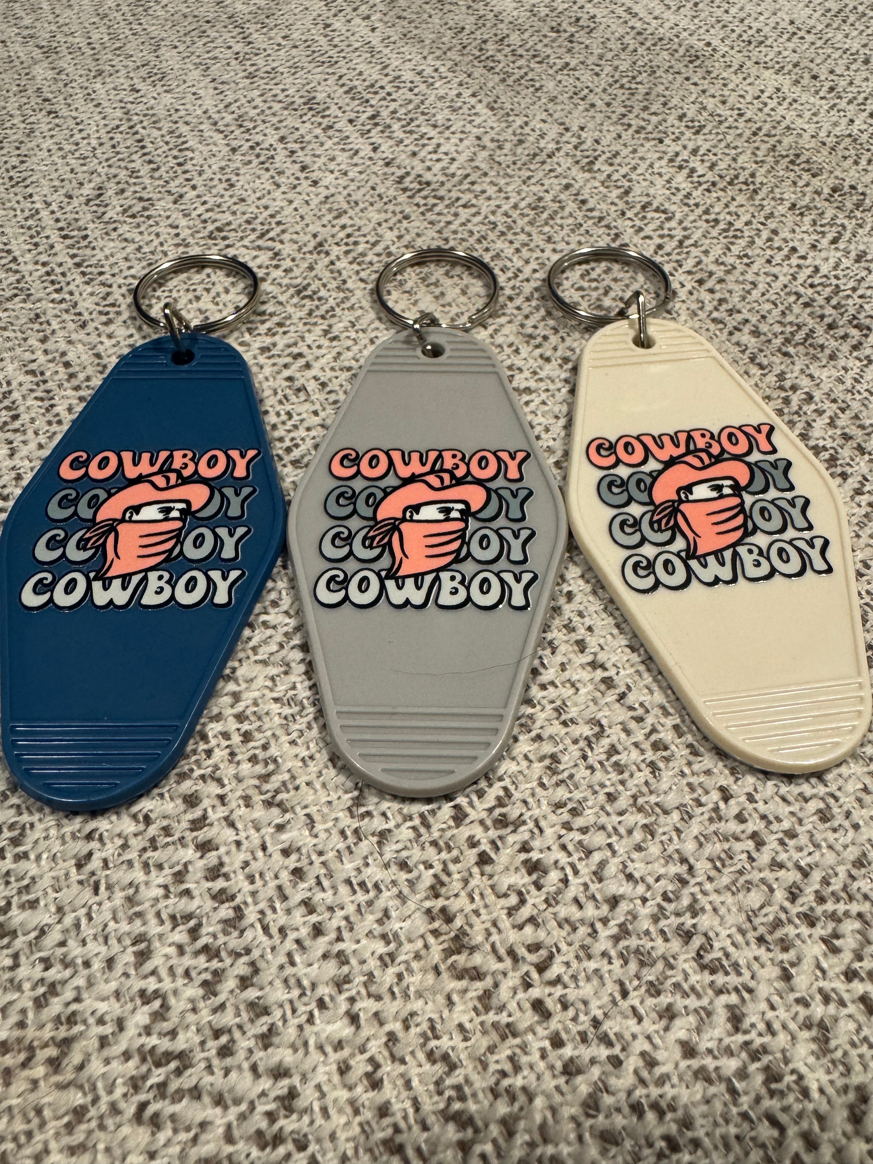 CowboyCowboyCowboyCowboy (style 1) Keychains