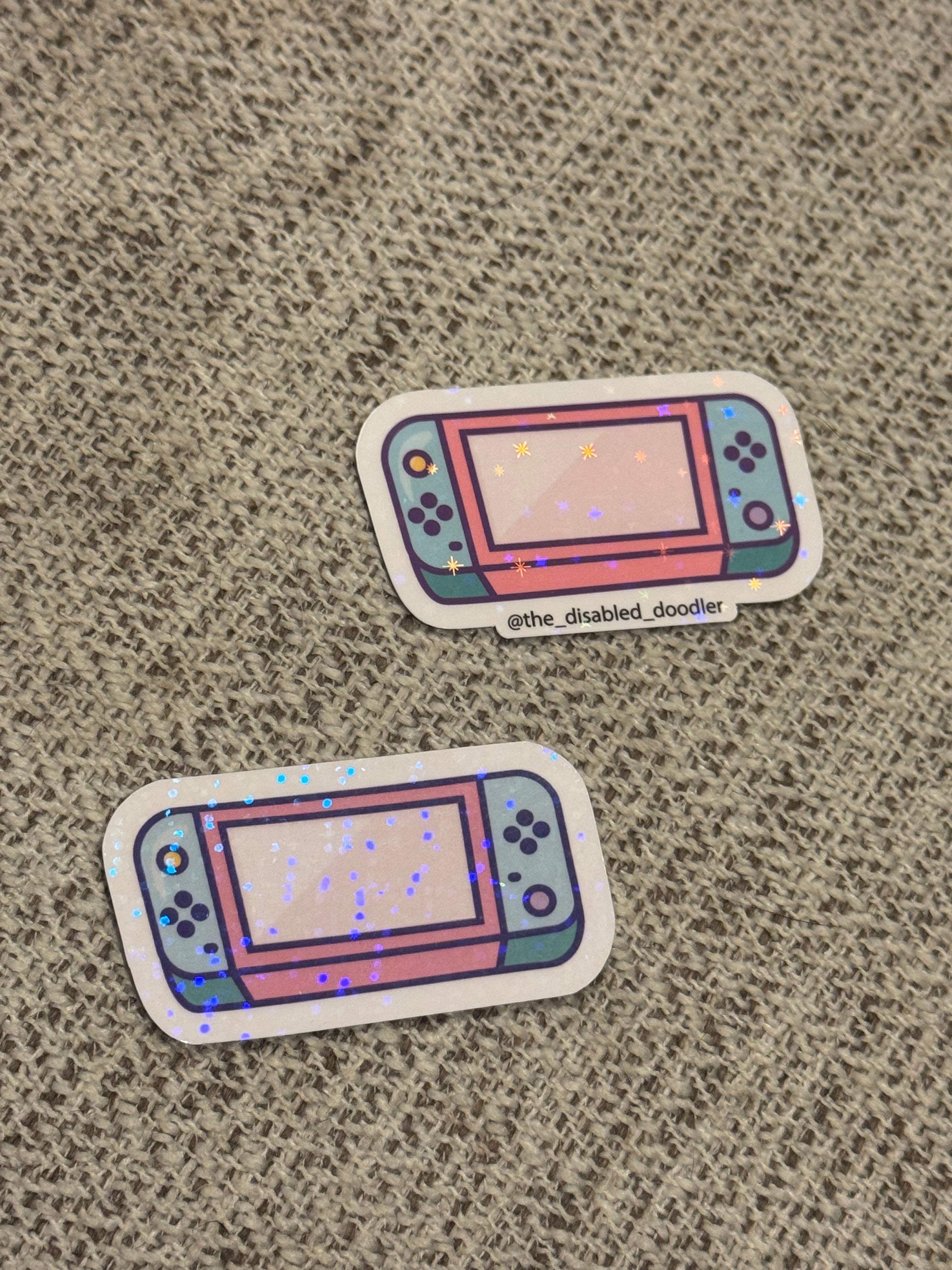 Pink Video Game Device