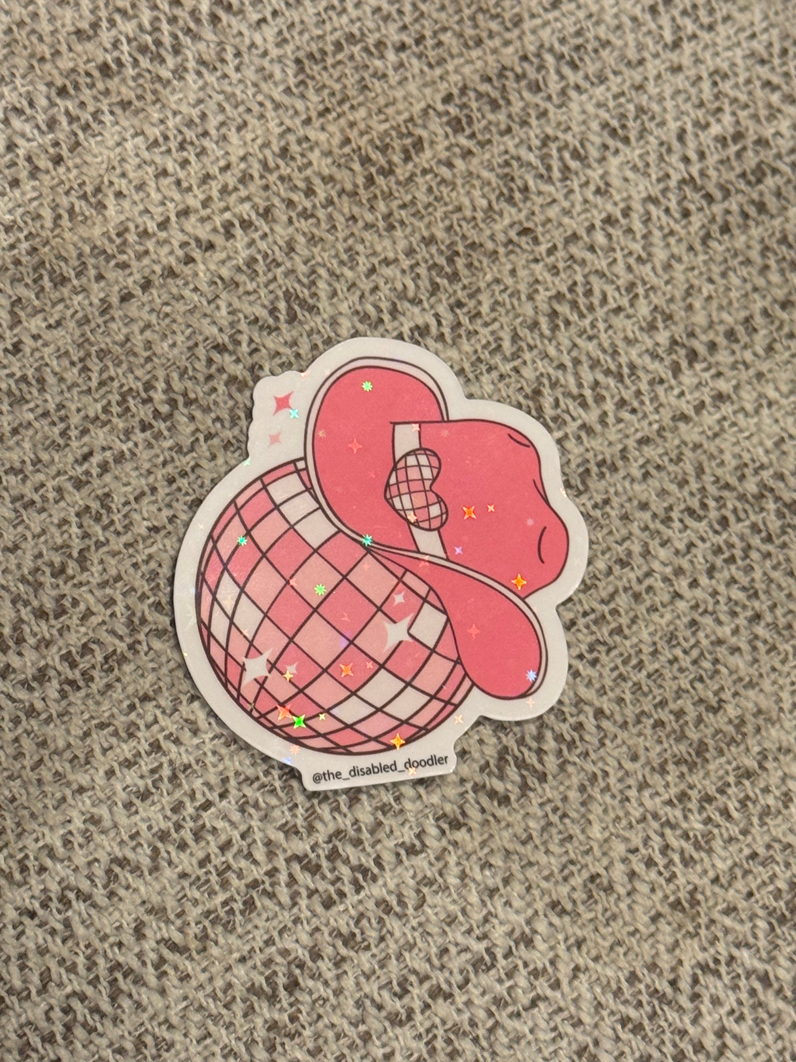 Pink Cowgirl Hat Disco ball