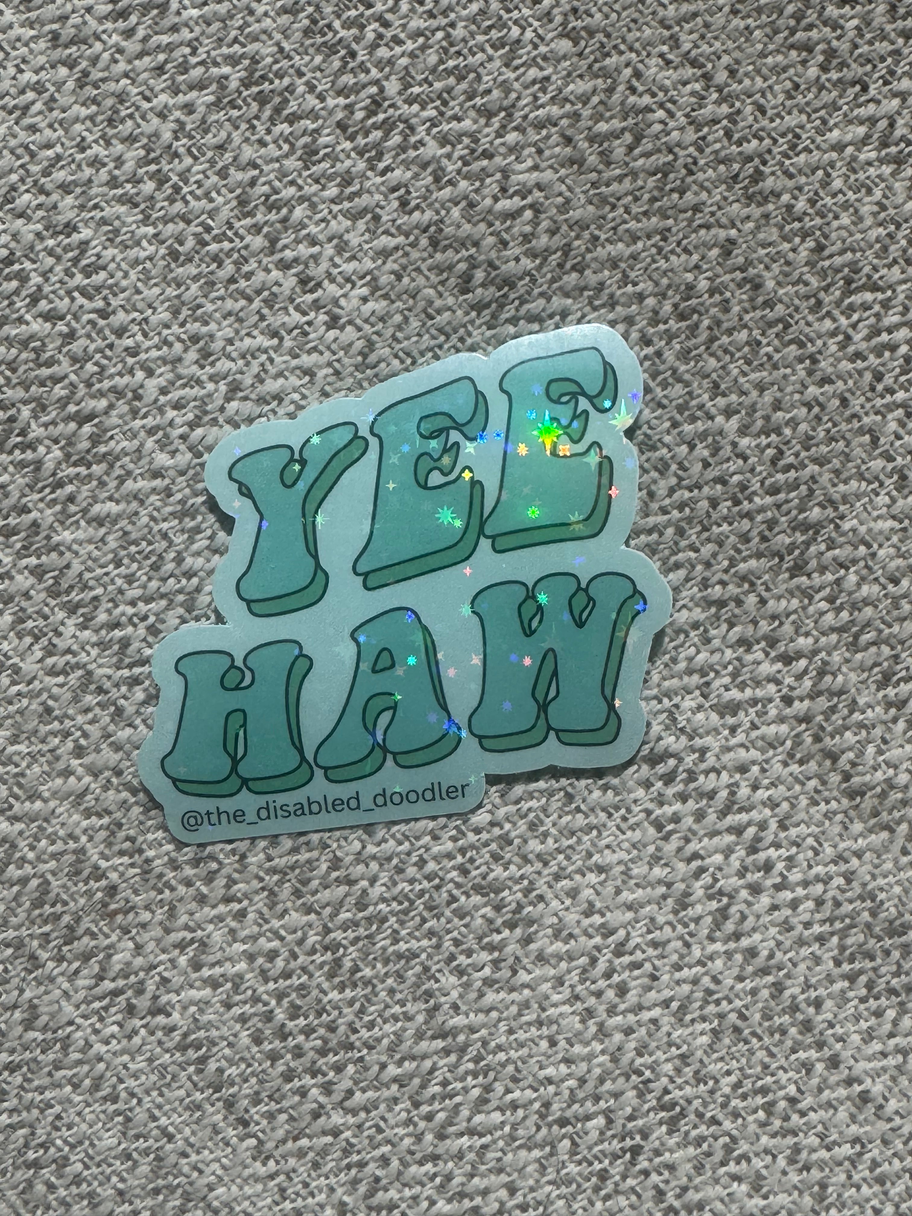 yee haw sticker