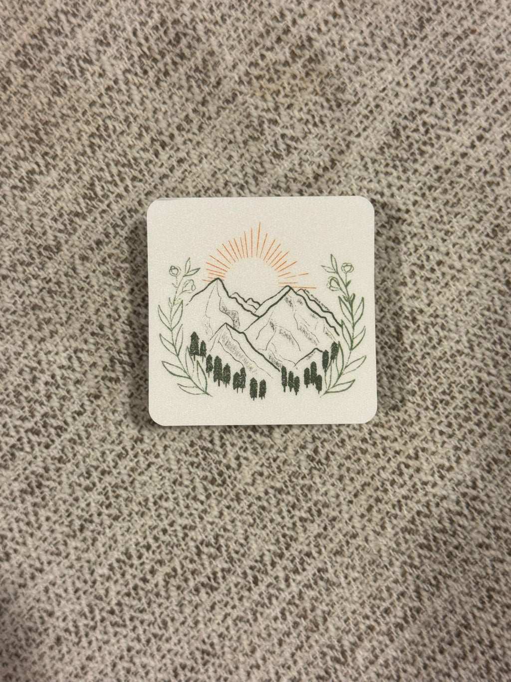 Sunset Mountain Sticker