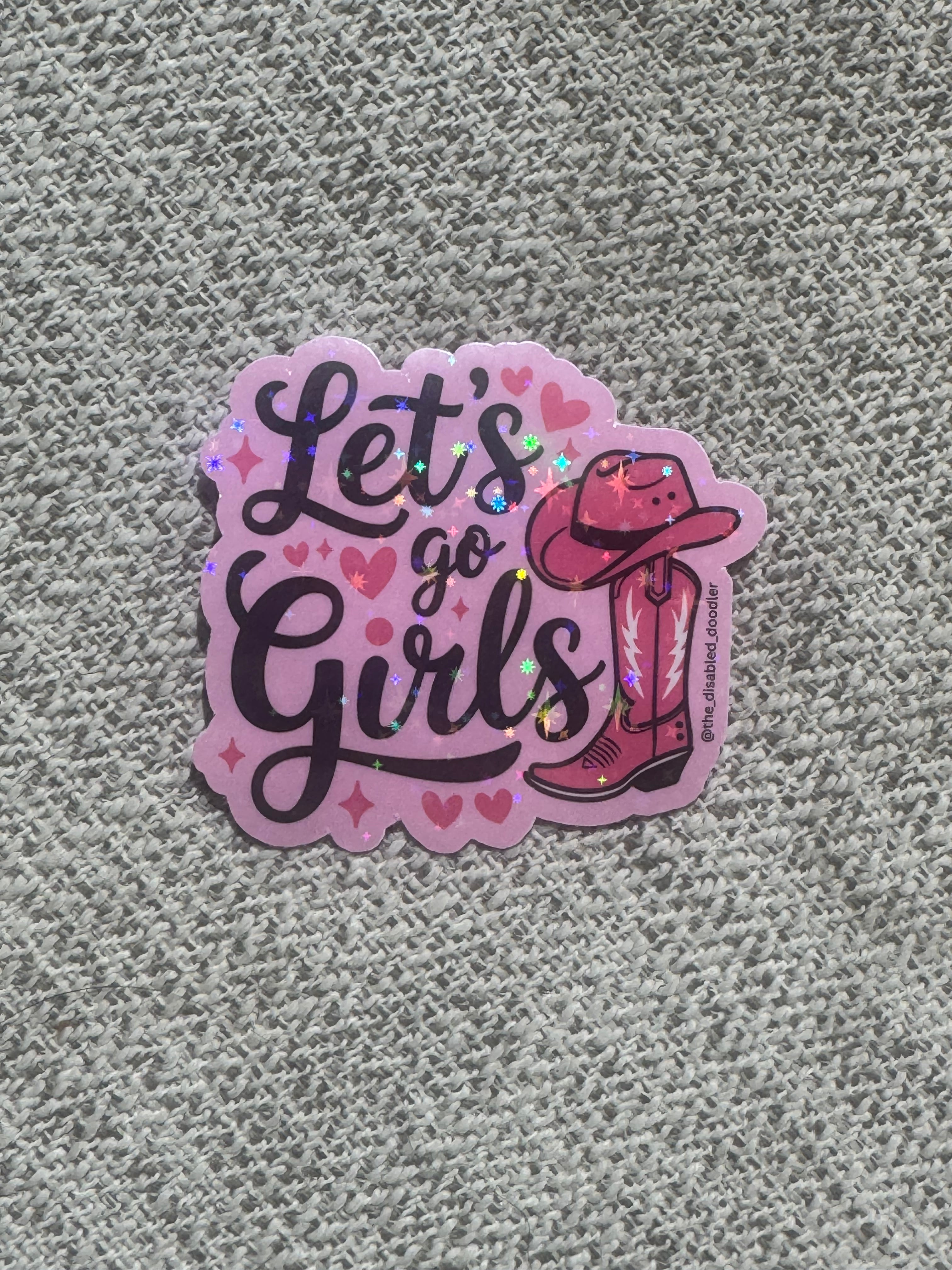 lets go girls sticker