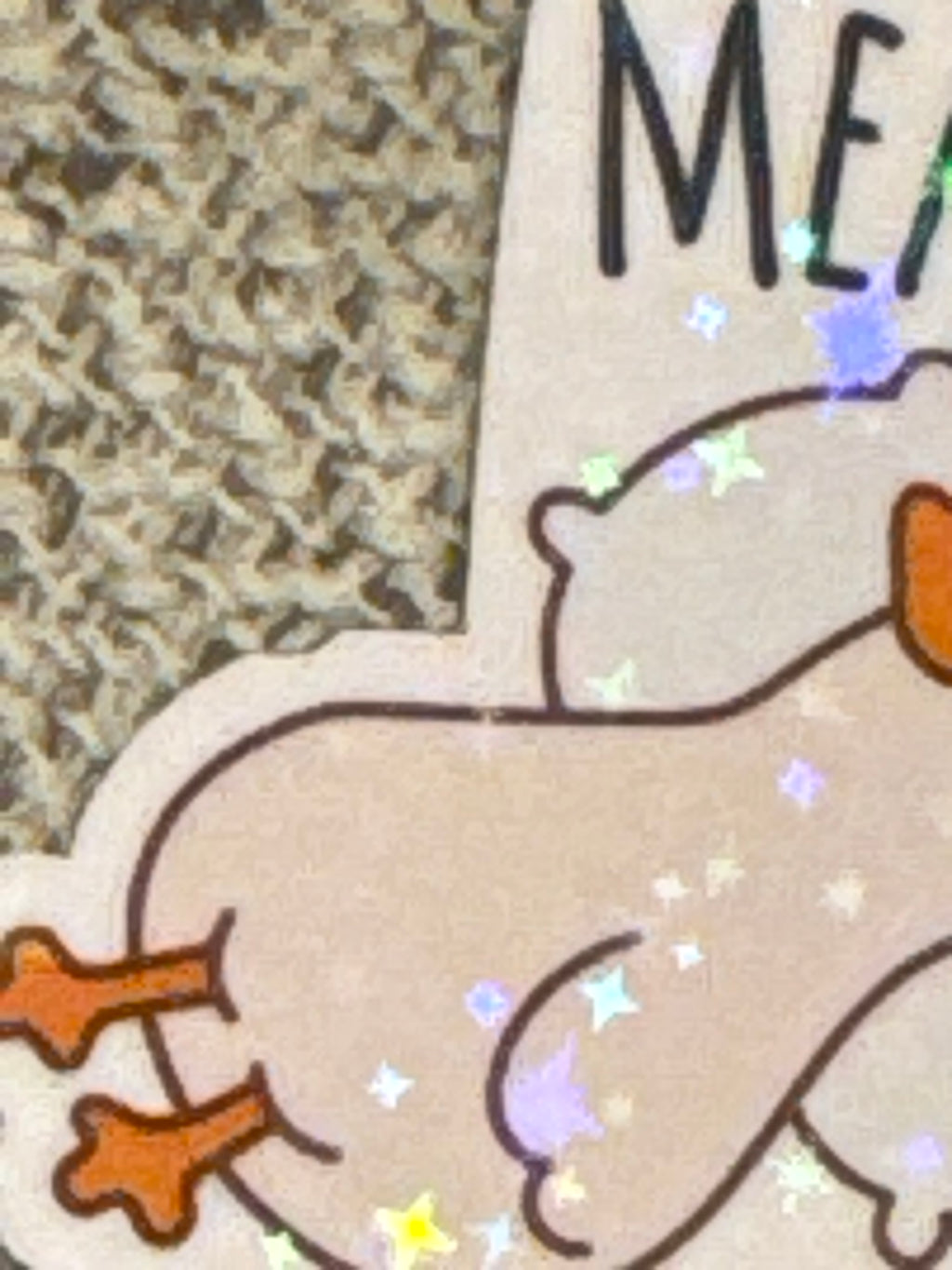 Mentally Gone Goose Sticker