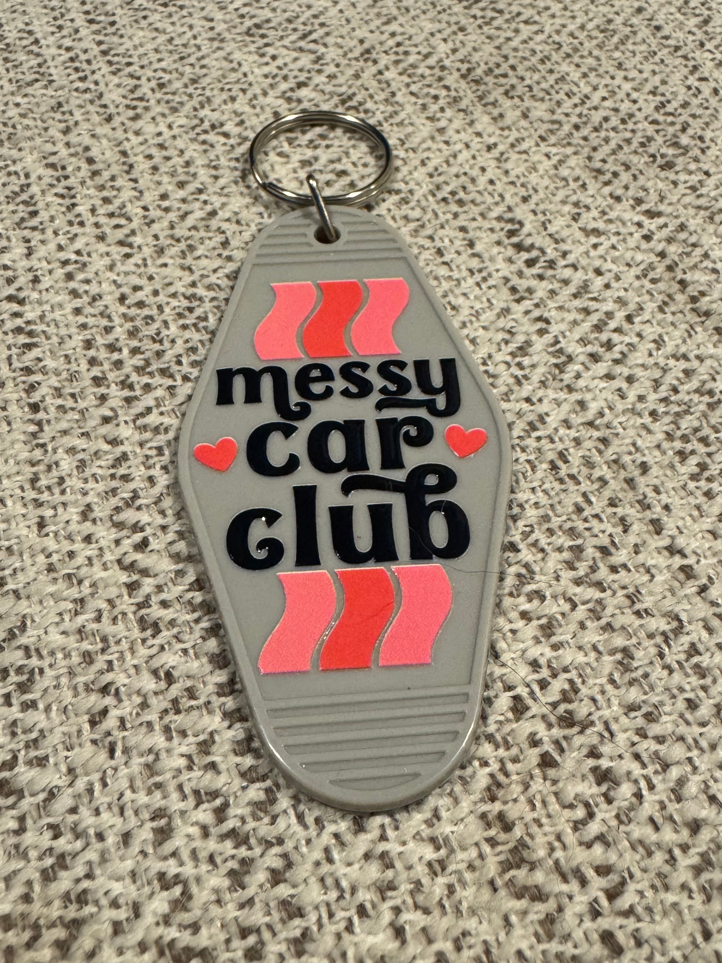 Messy Car Club Keychains