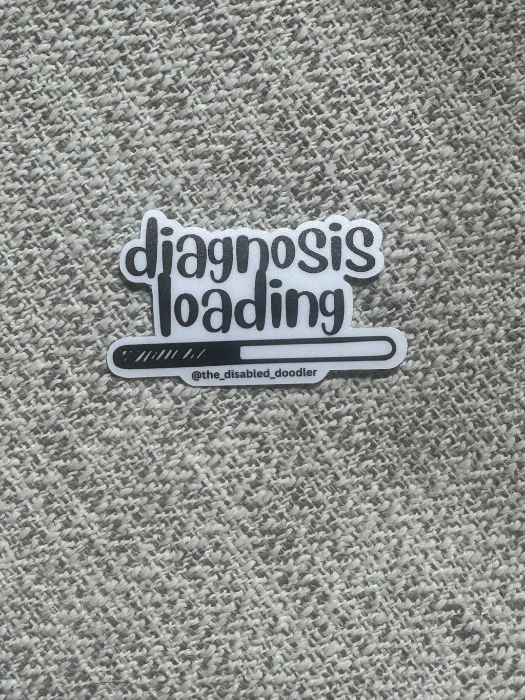 Diagnosis Loading Sticker