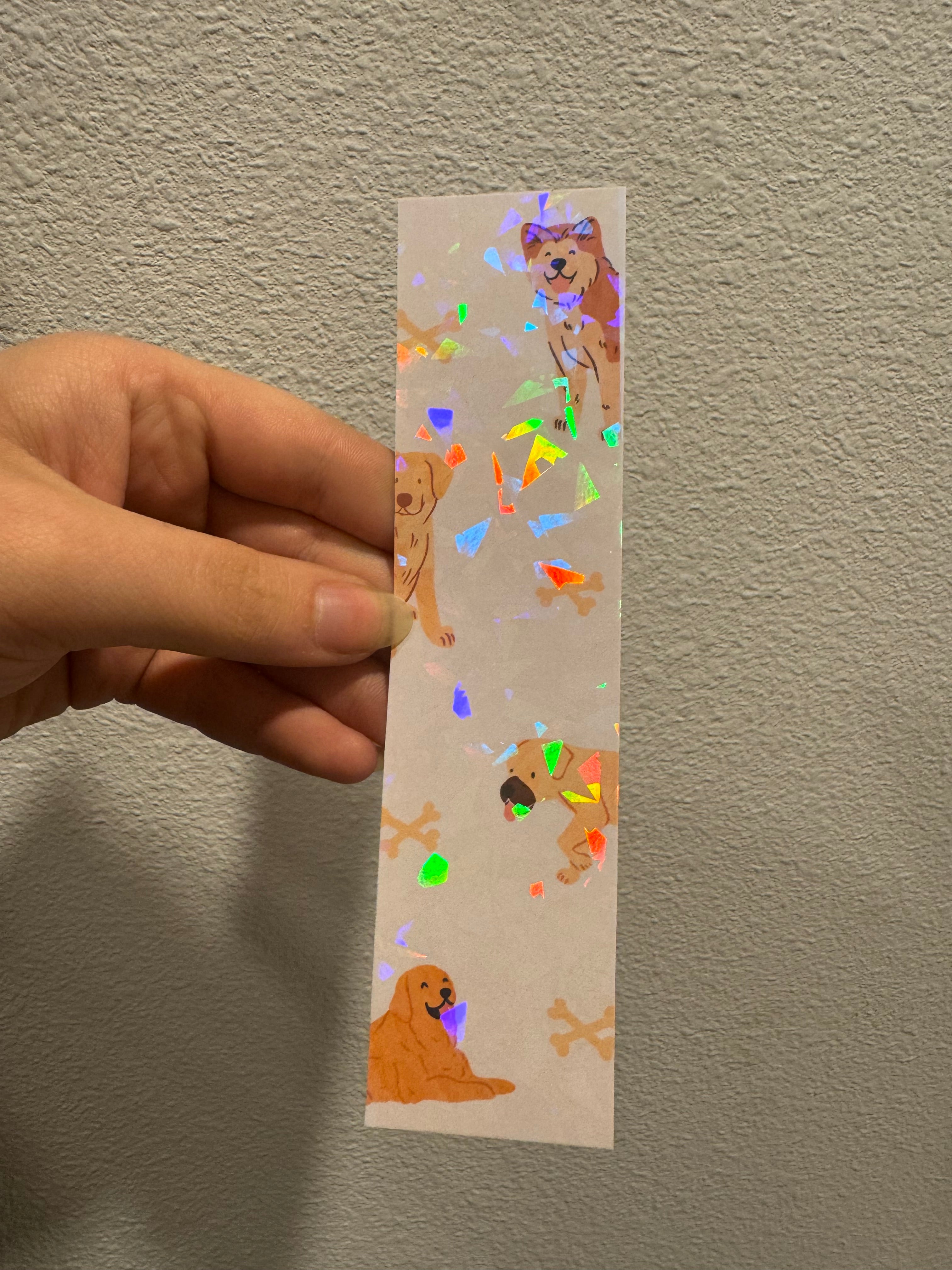 Off White Dog Doodles Bookmarks