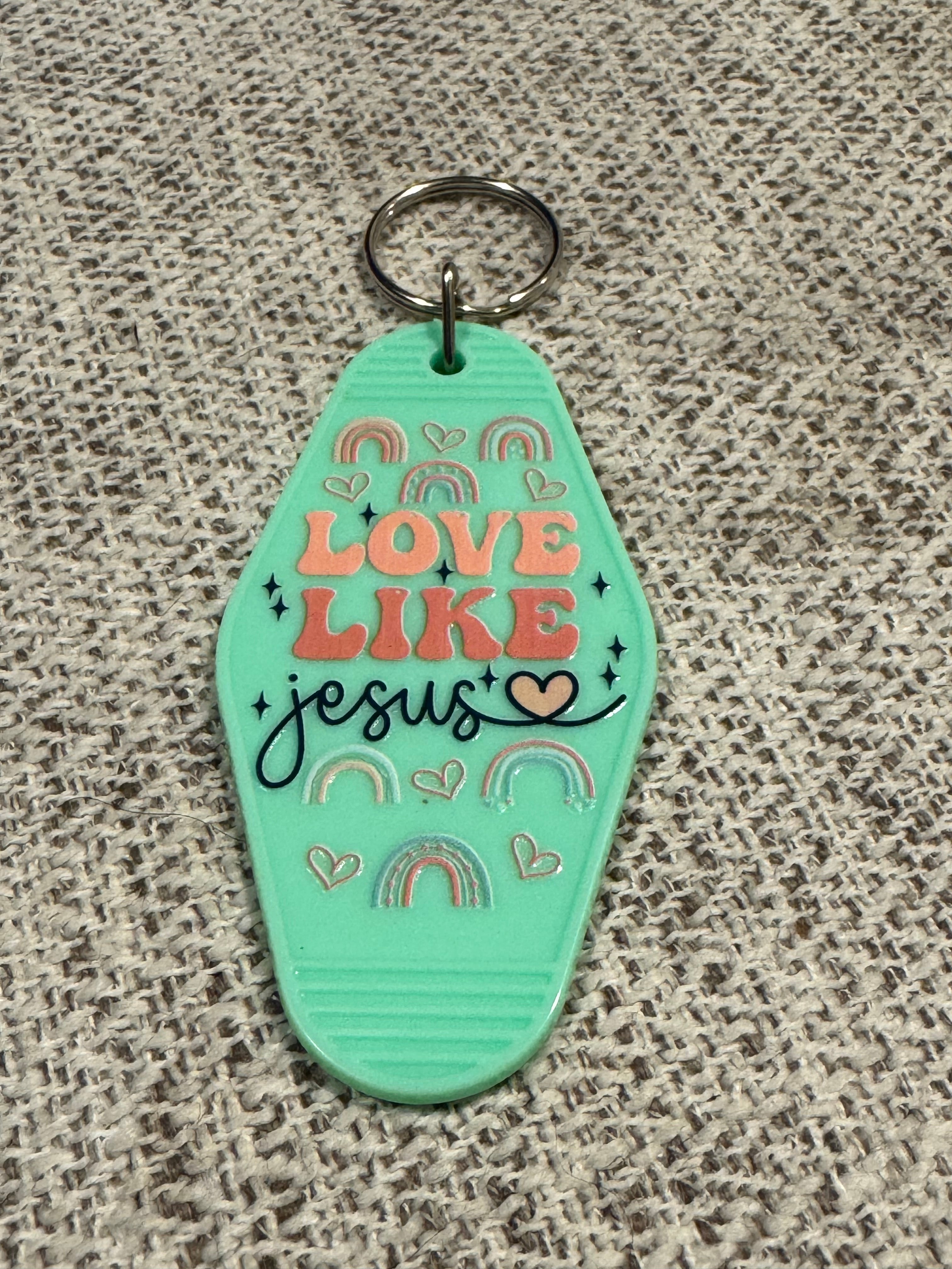 Love Like Jesus Keychains