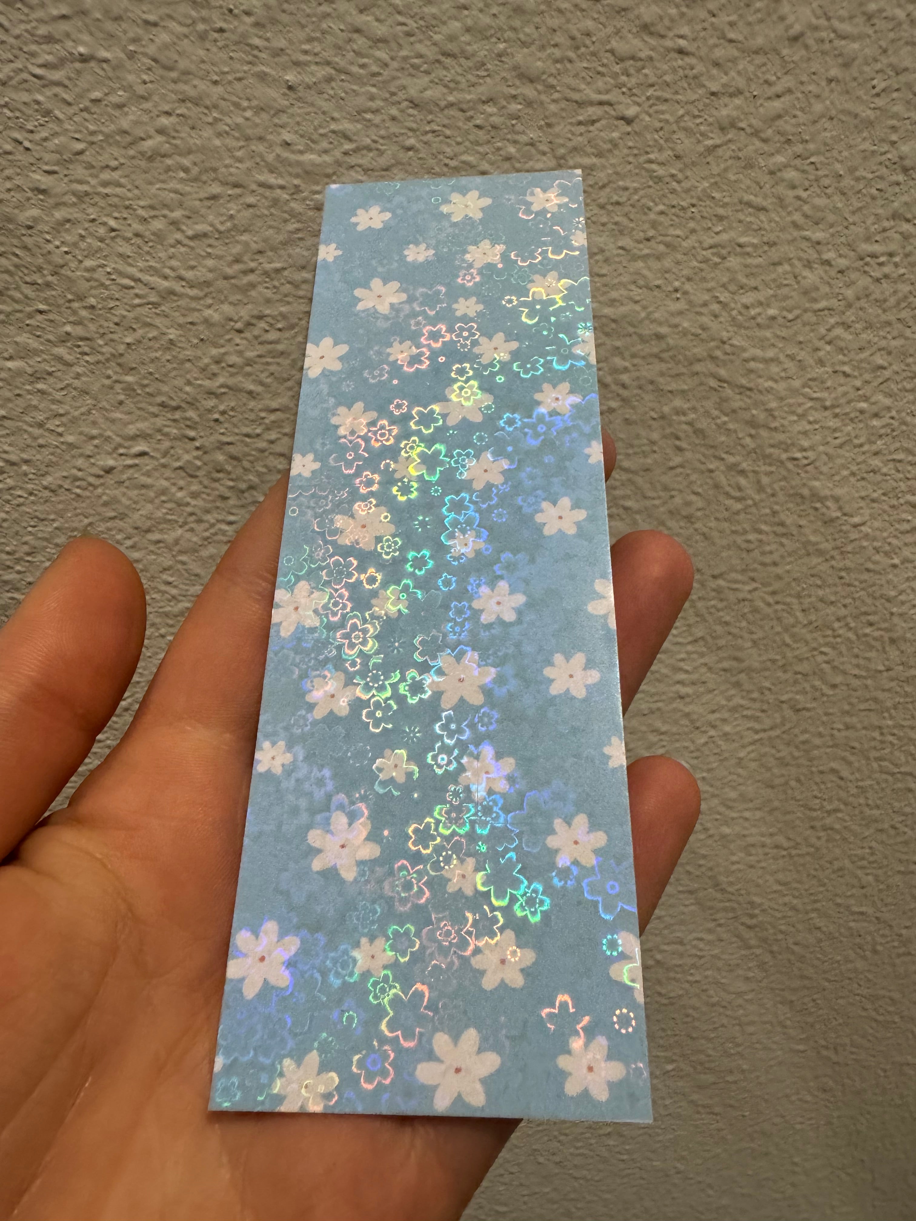 Flower BLUE Bookmarks