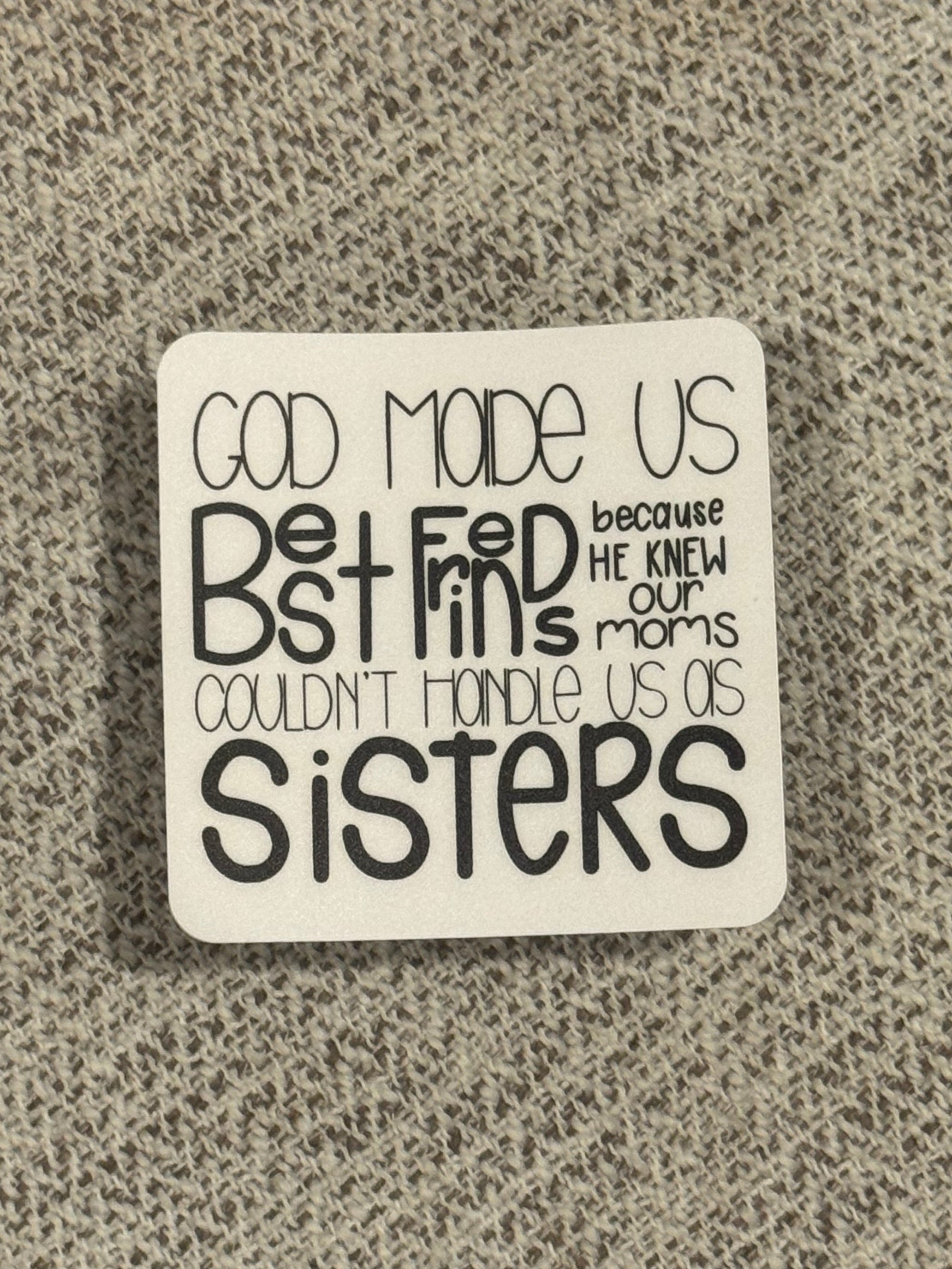 Best Friends Sisters Sticker