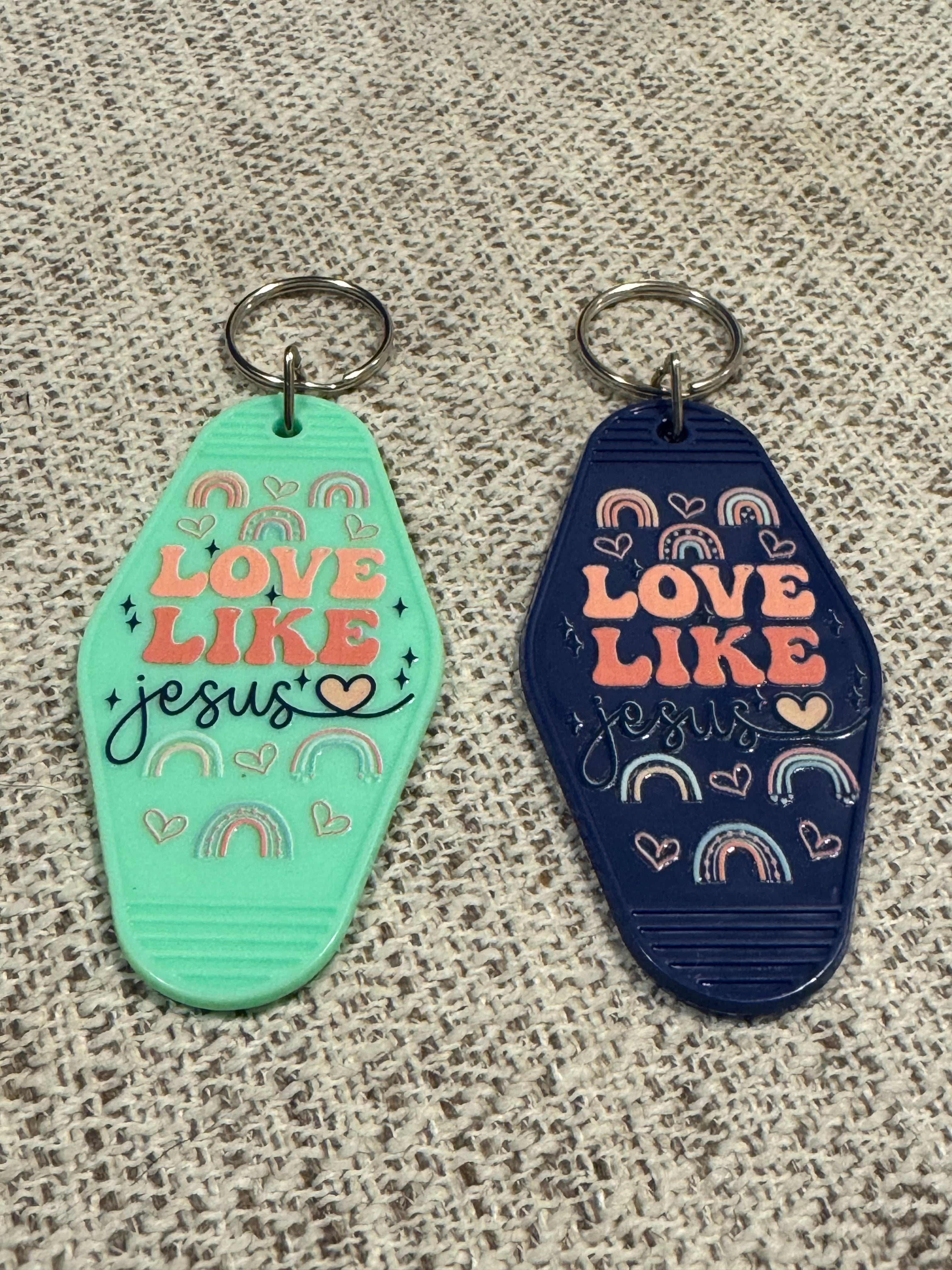Love Like Jesus Keychains