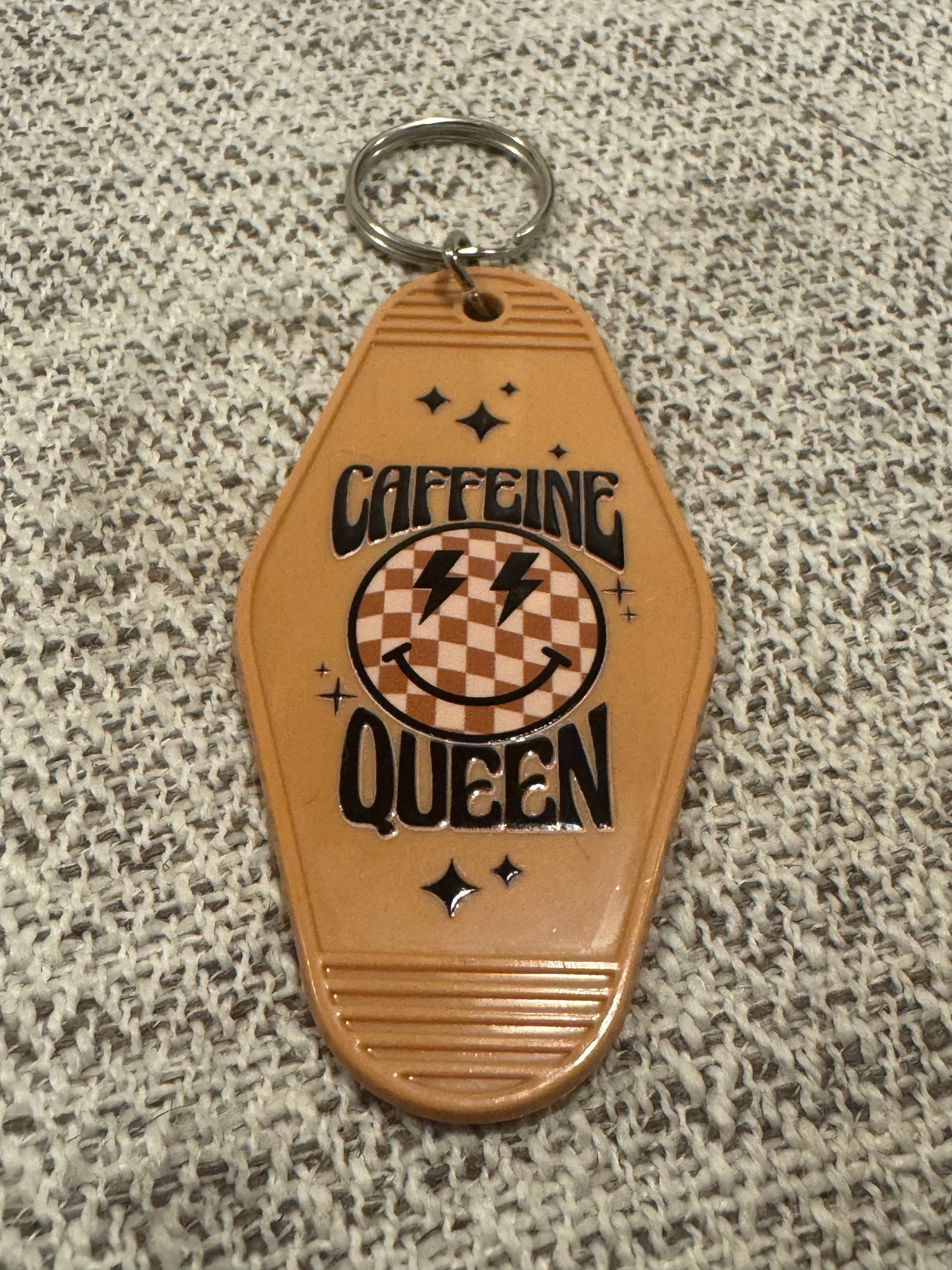 Caffeine Queen Keychains
