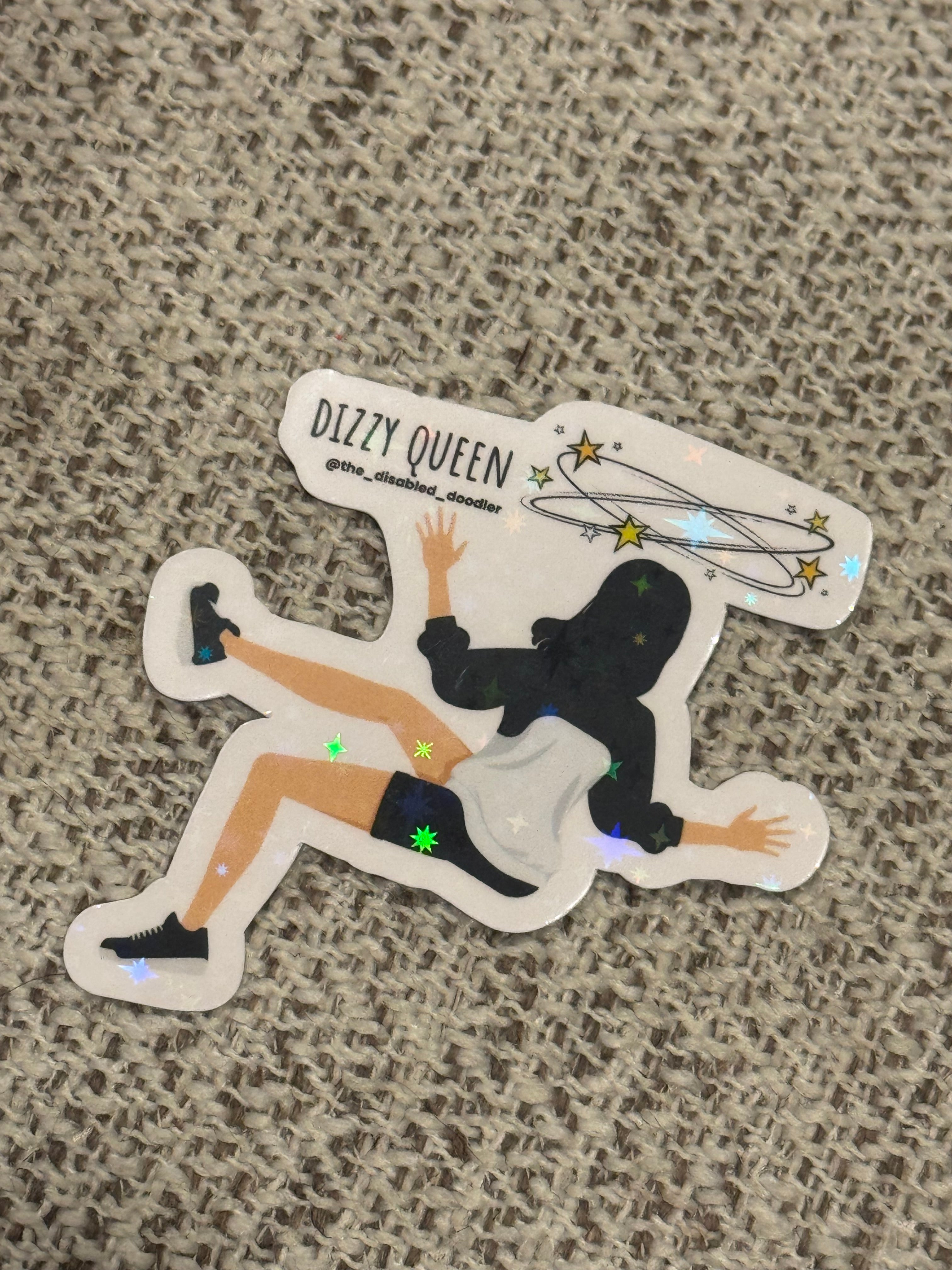 Dizzy Queen Sticker