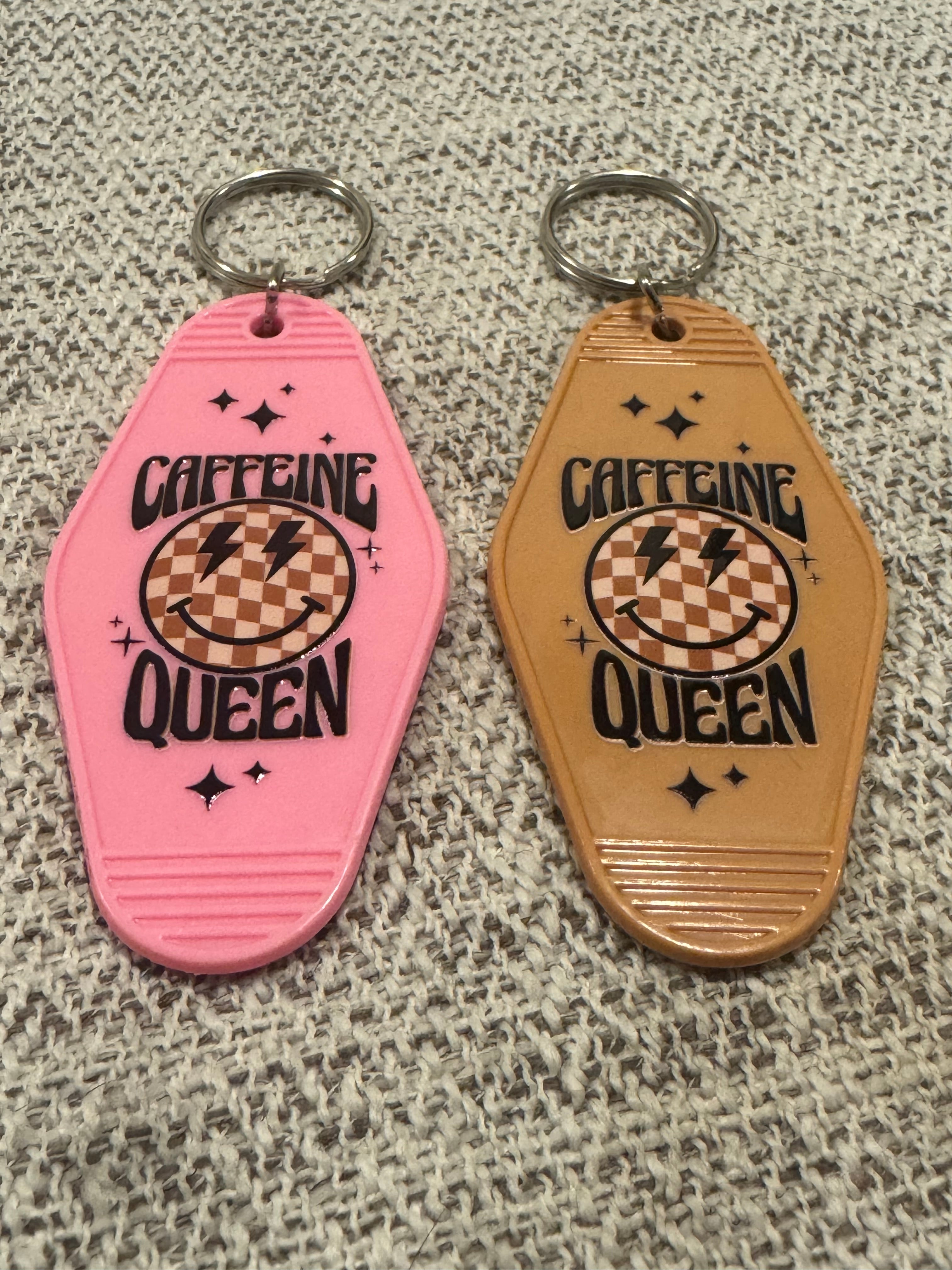 Caffeine Queen Keychains