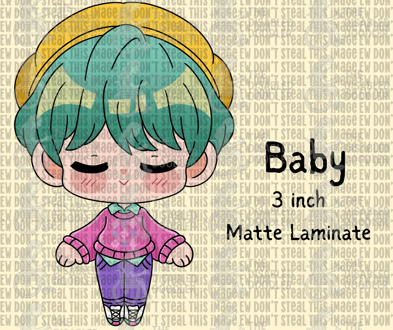 Baby Demon Boy Sticker