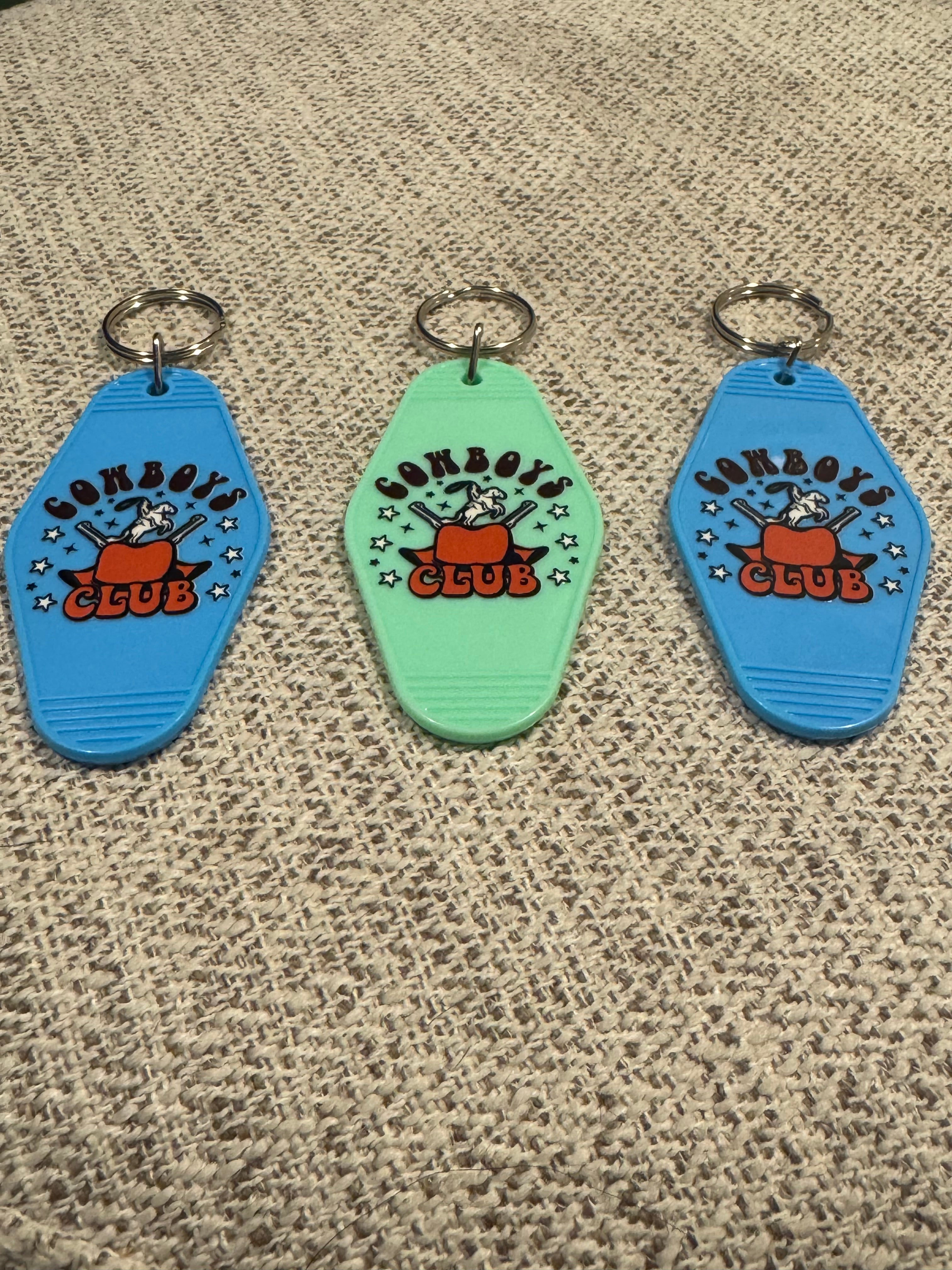 Cowboys Club Keychains