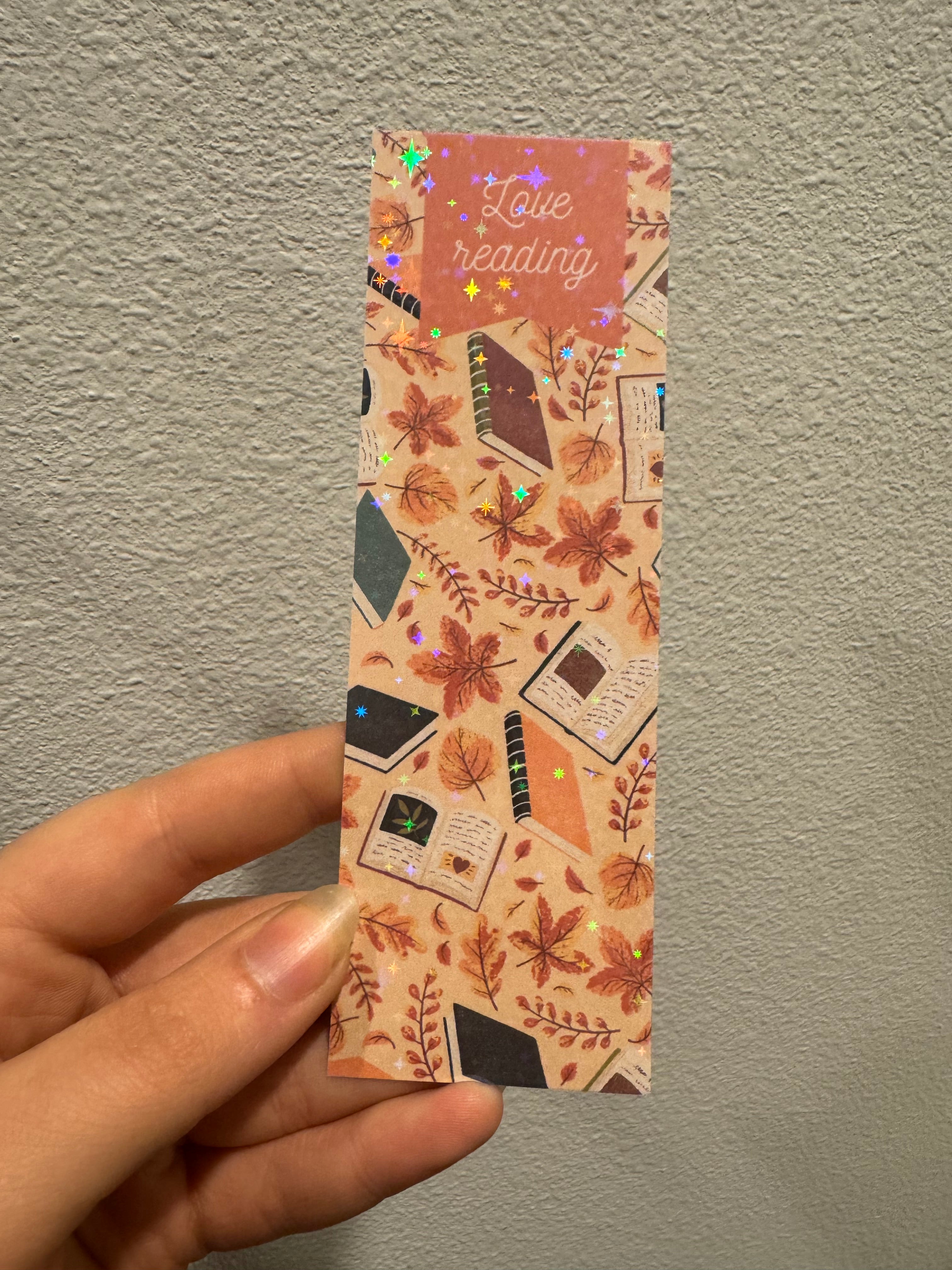 Autumn Love Reading Bookmarks