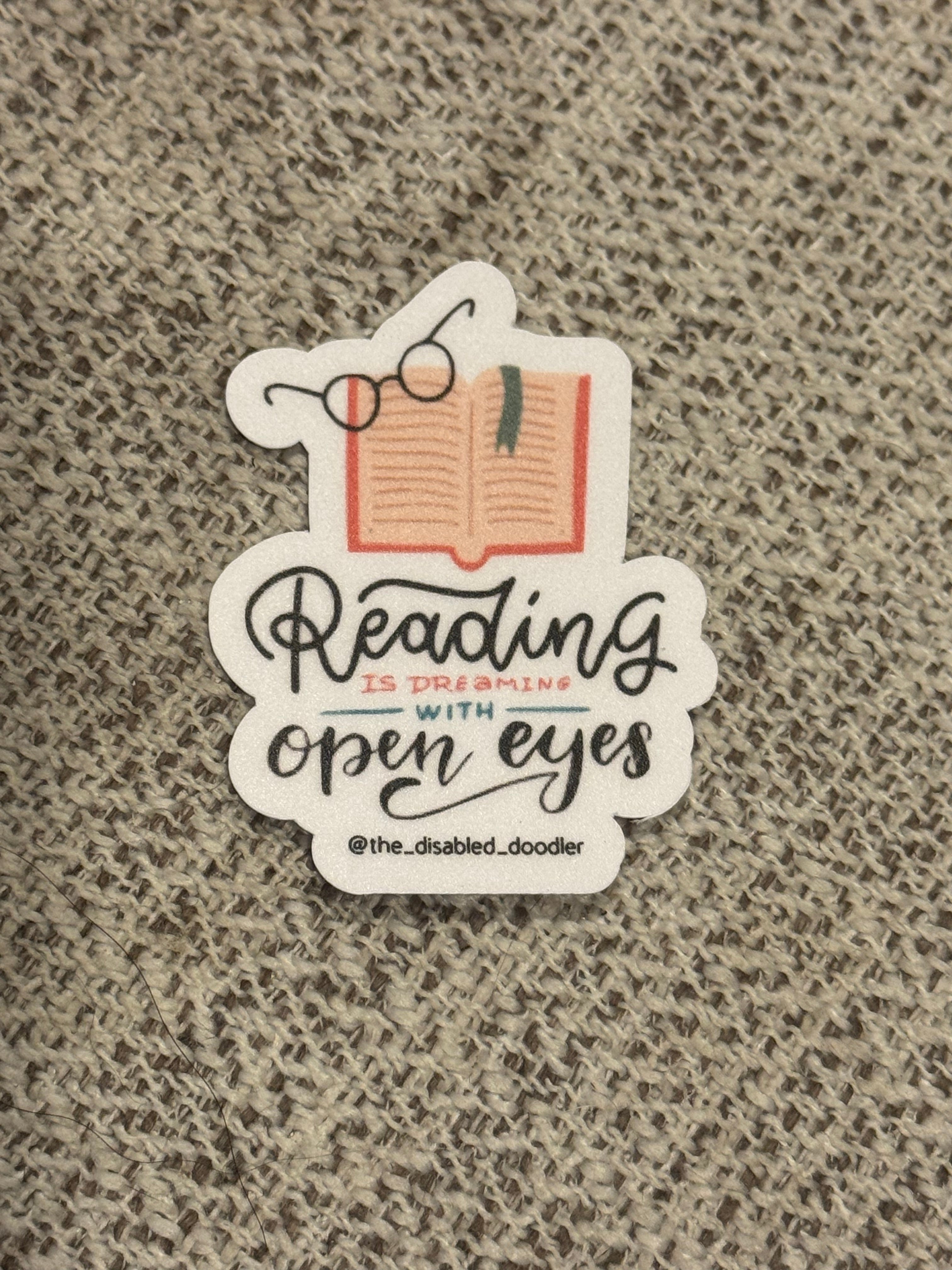 Reading Is Dreaming Sticker