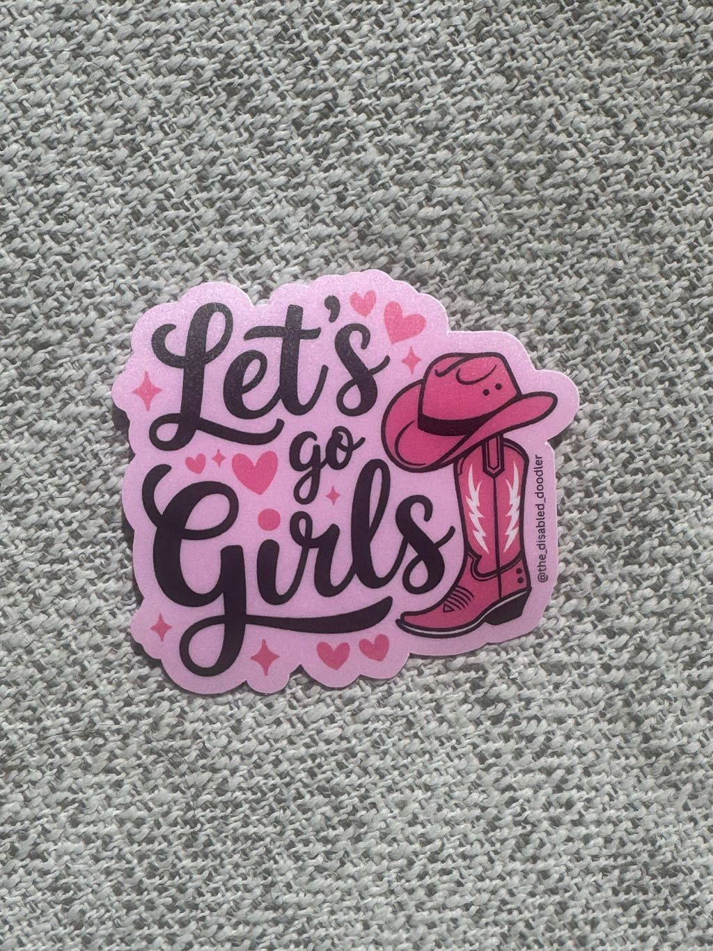 lets go girls sticker