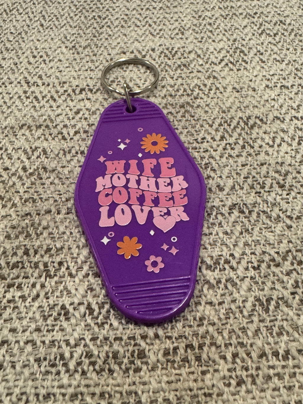 Wife Mother Coffee Lover Keychains