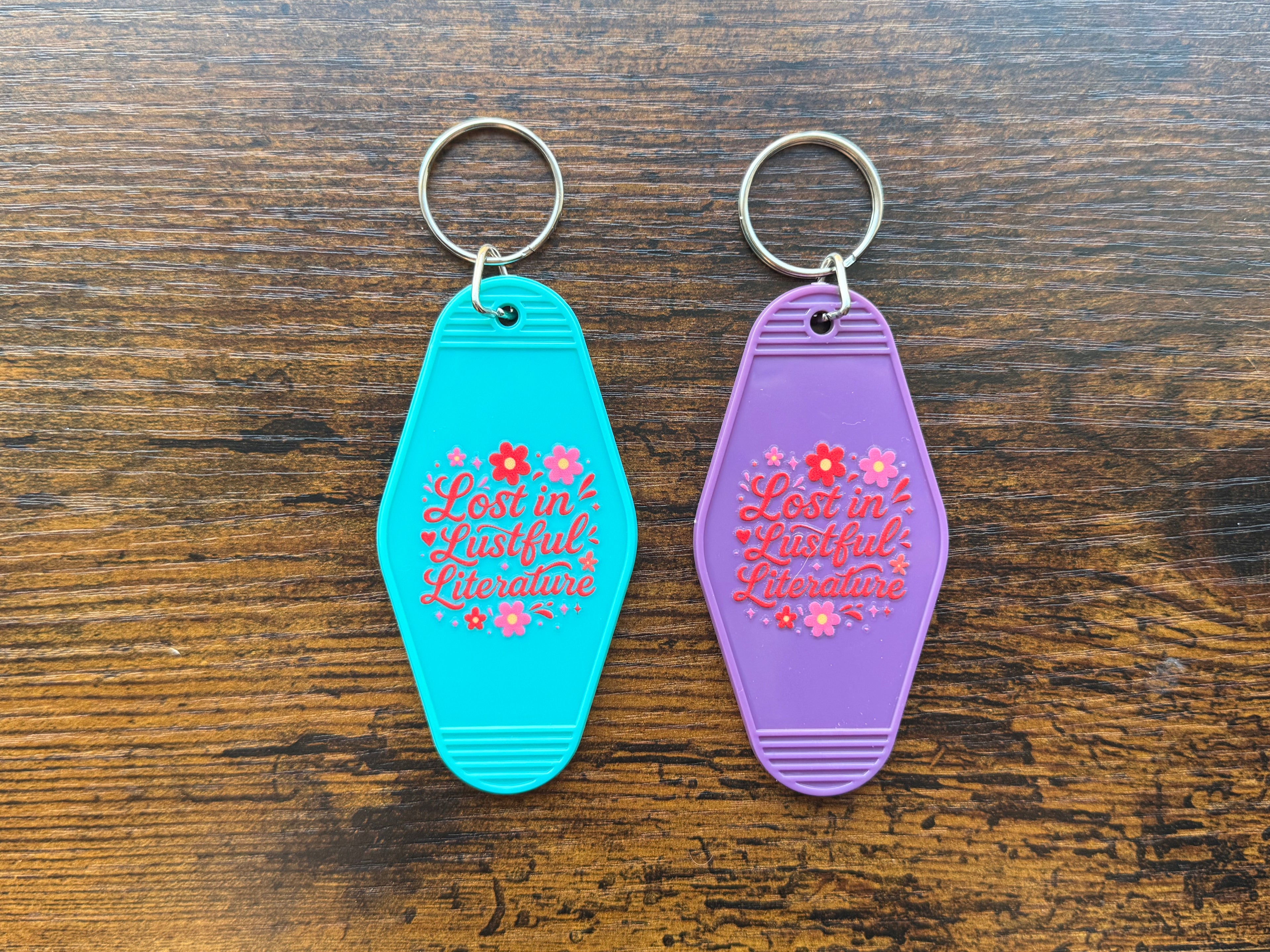 Lustful Literature keychain