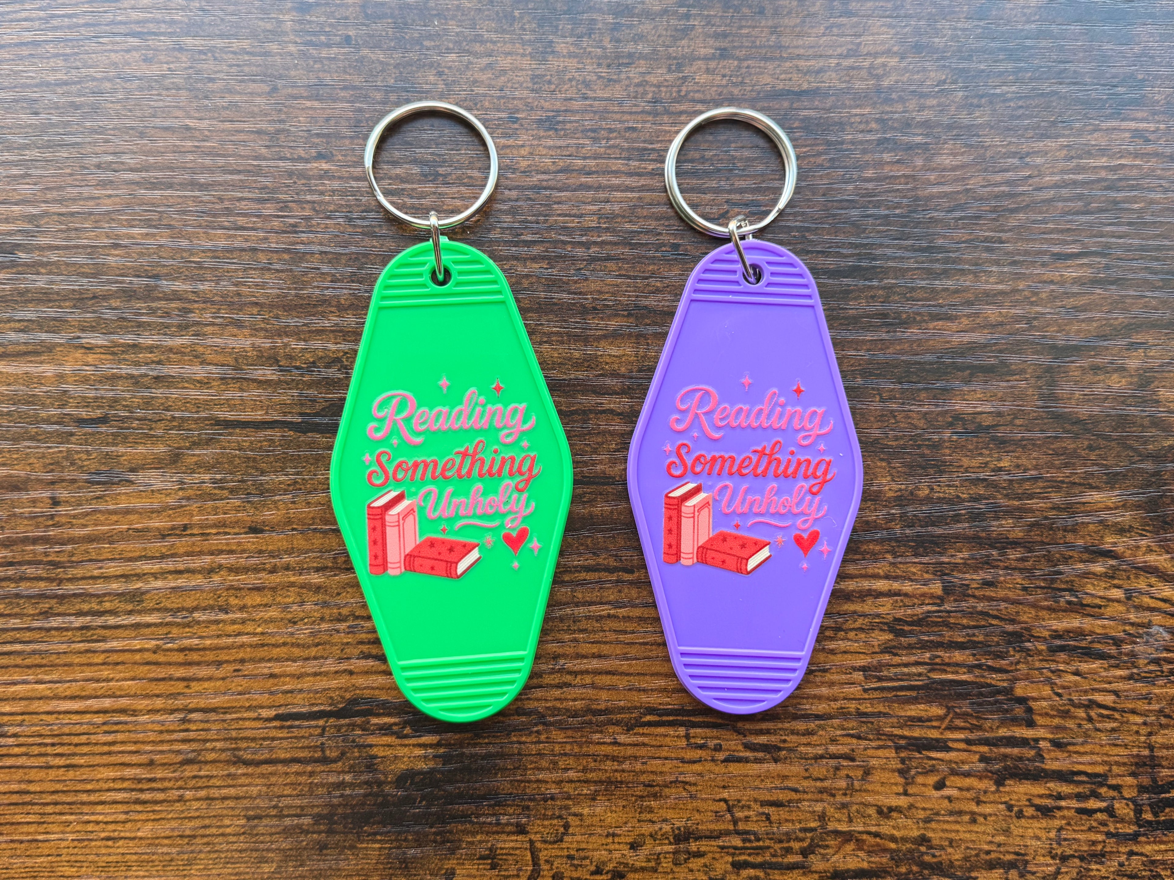 Reading something unholy keychain