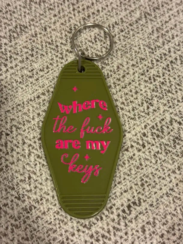 Where the F*** are my keys? Keychain