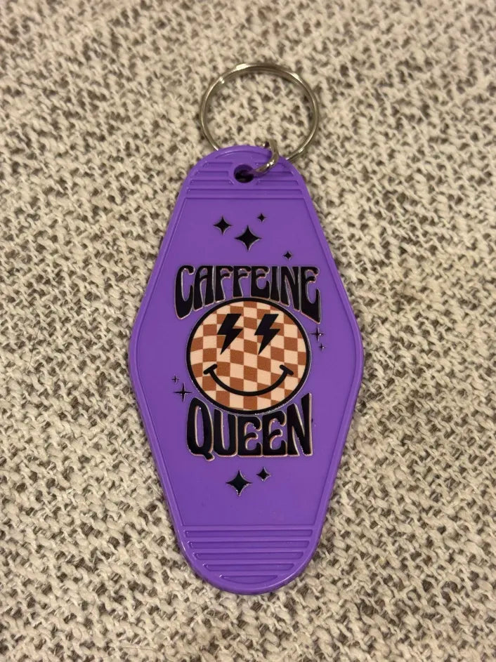 Caffeine Queen Keychains