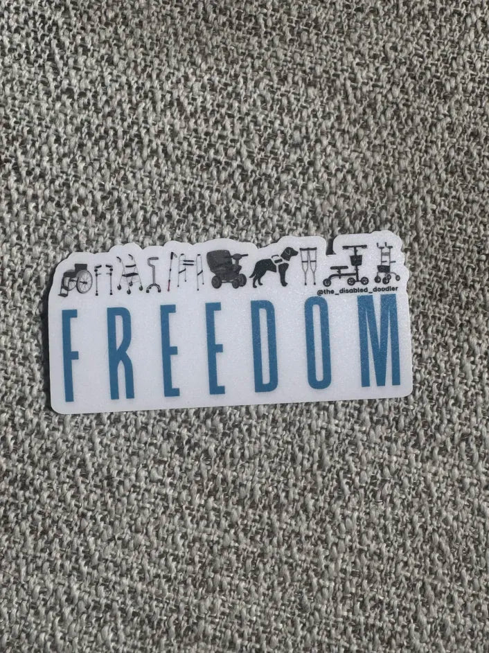 Disability Freedom Sticker