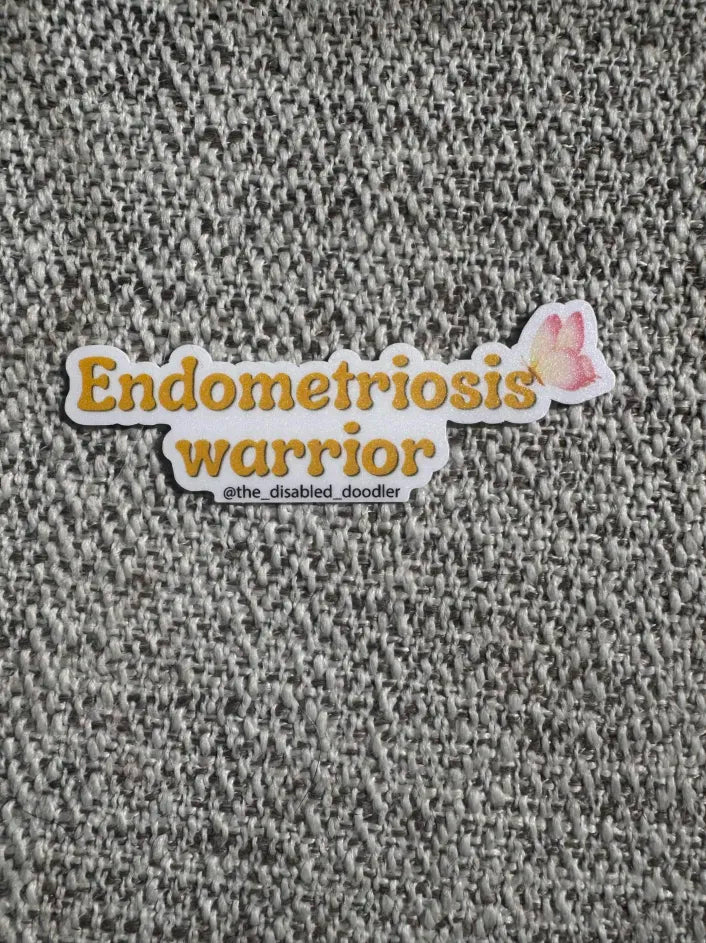 Endometriosis Warrior Sticker