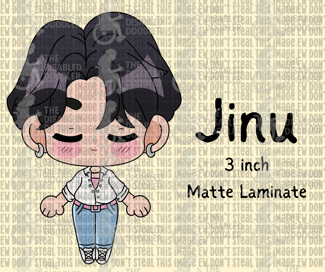 Jinu Demon Boy Sticker