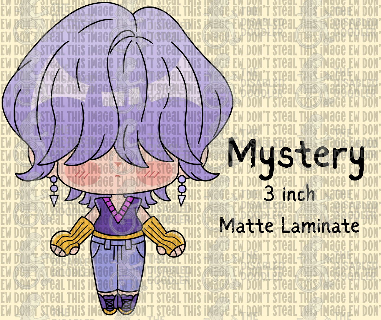 Mystery Demon Boy Sticker