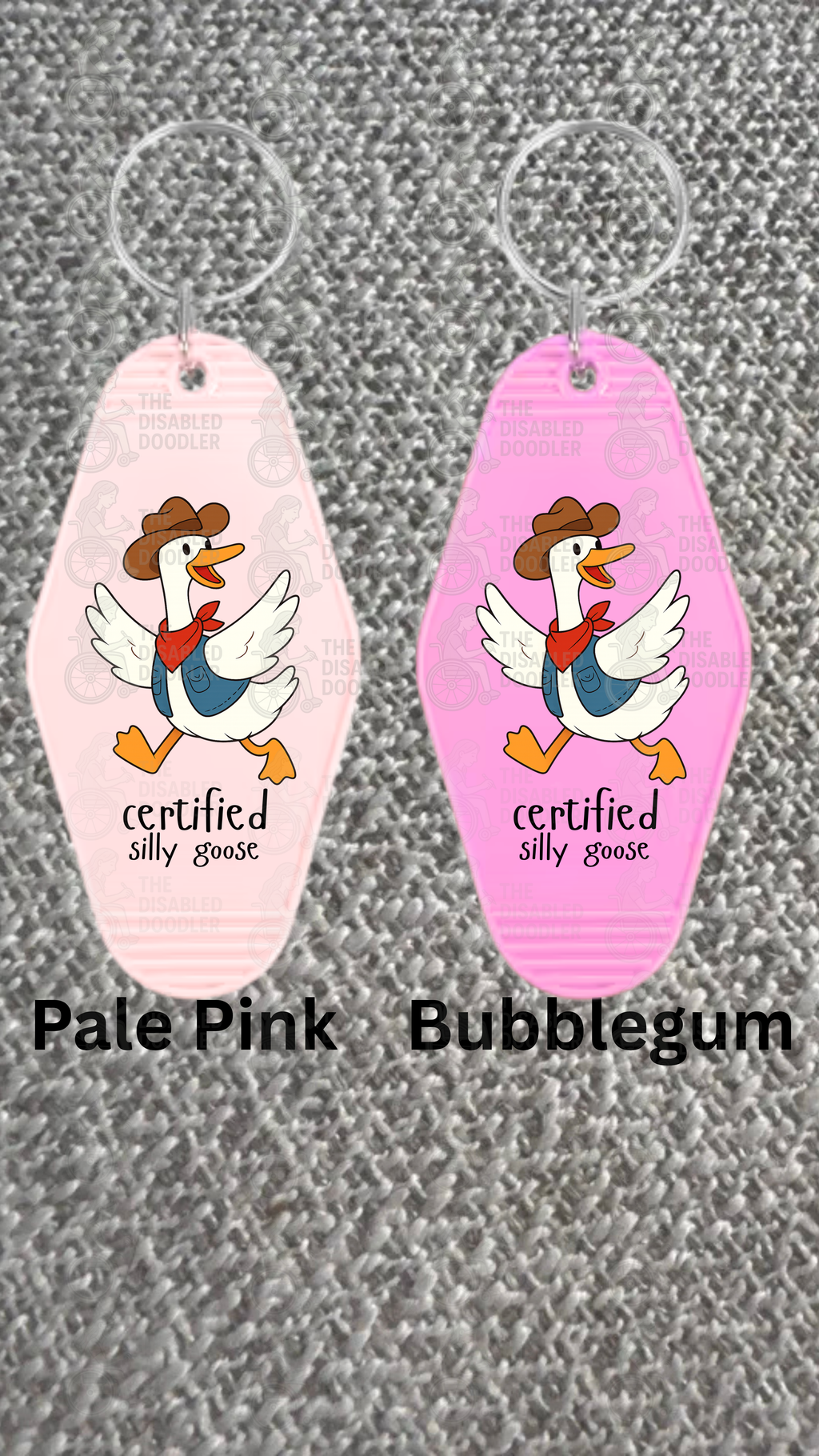 Certified Silly Goose Keychain