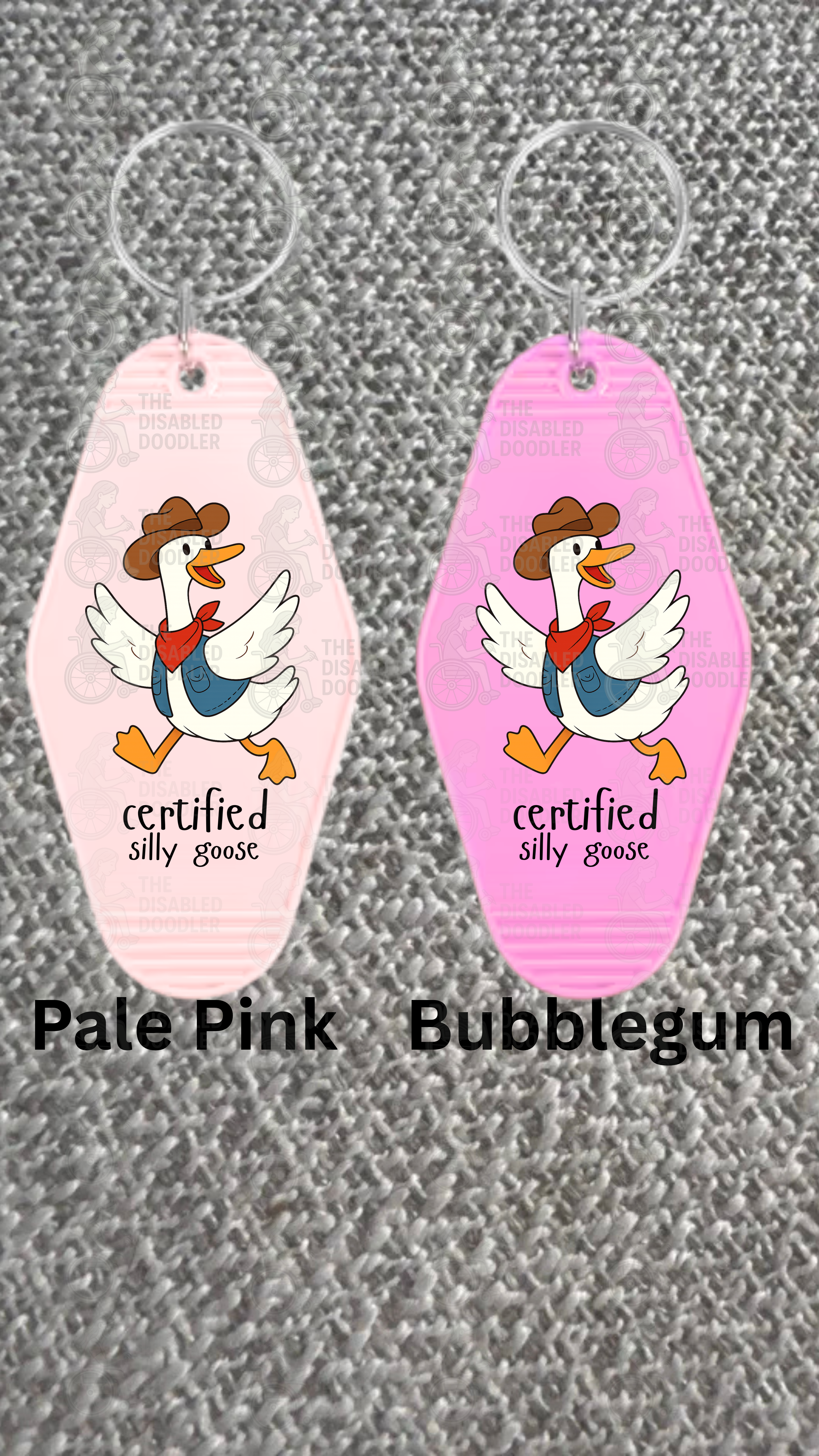 Certified Silly Goose Keychain