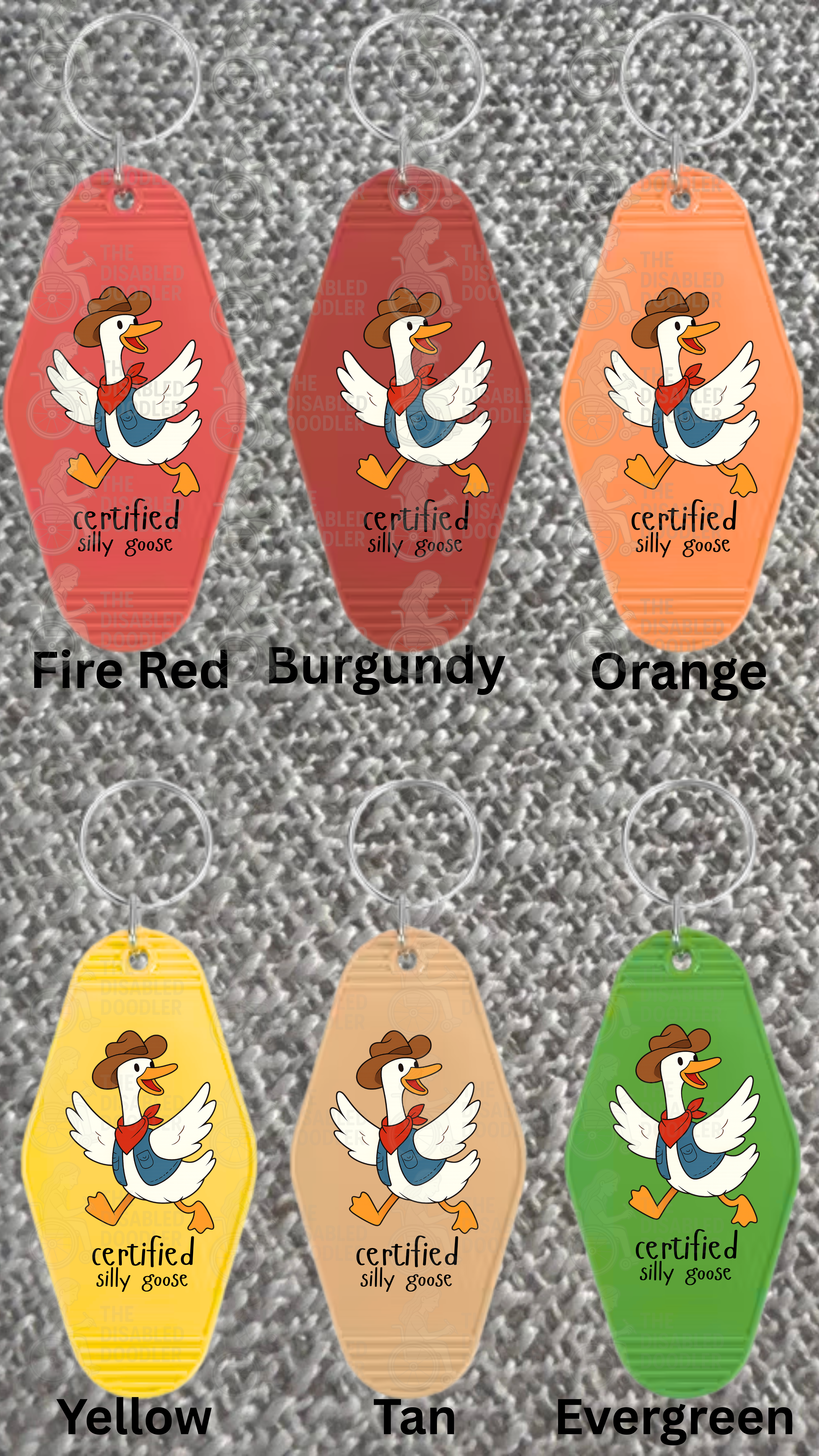 Certified Silly Goose Keychain