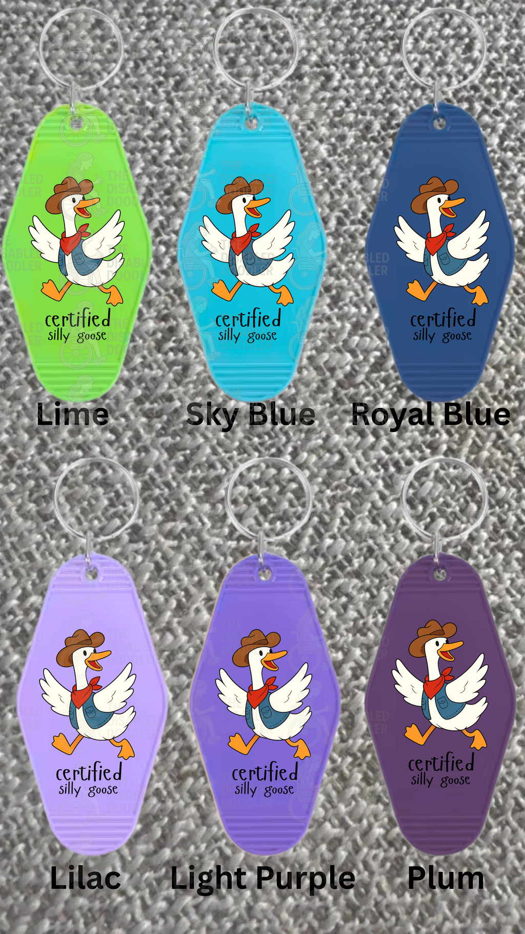 Certified Silly Goose Keychain