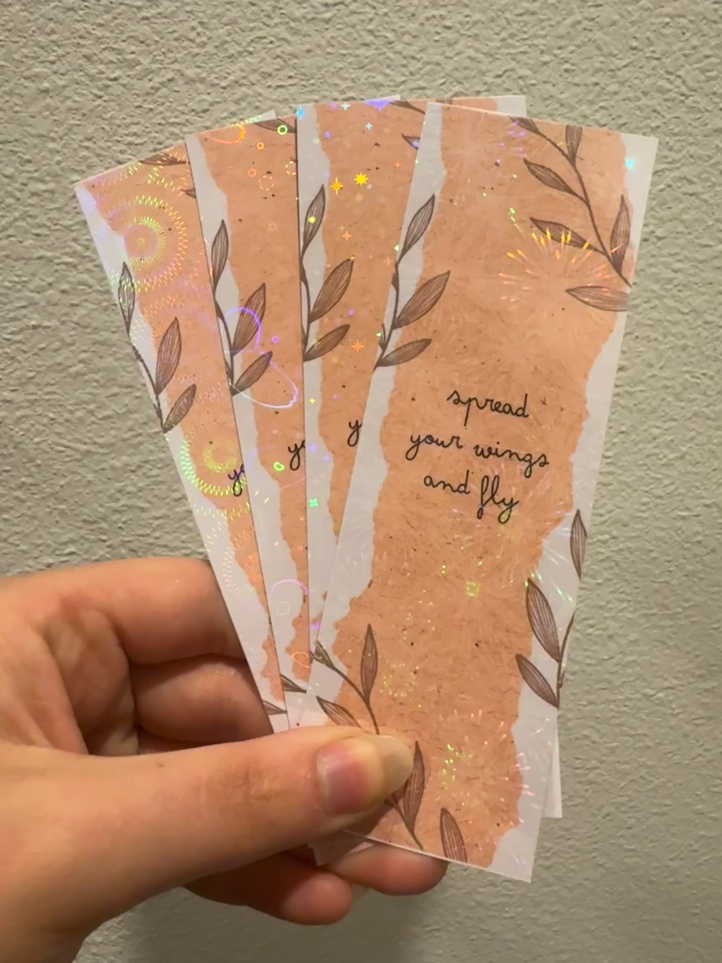 Spread your wings and fly Bookmarks