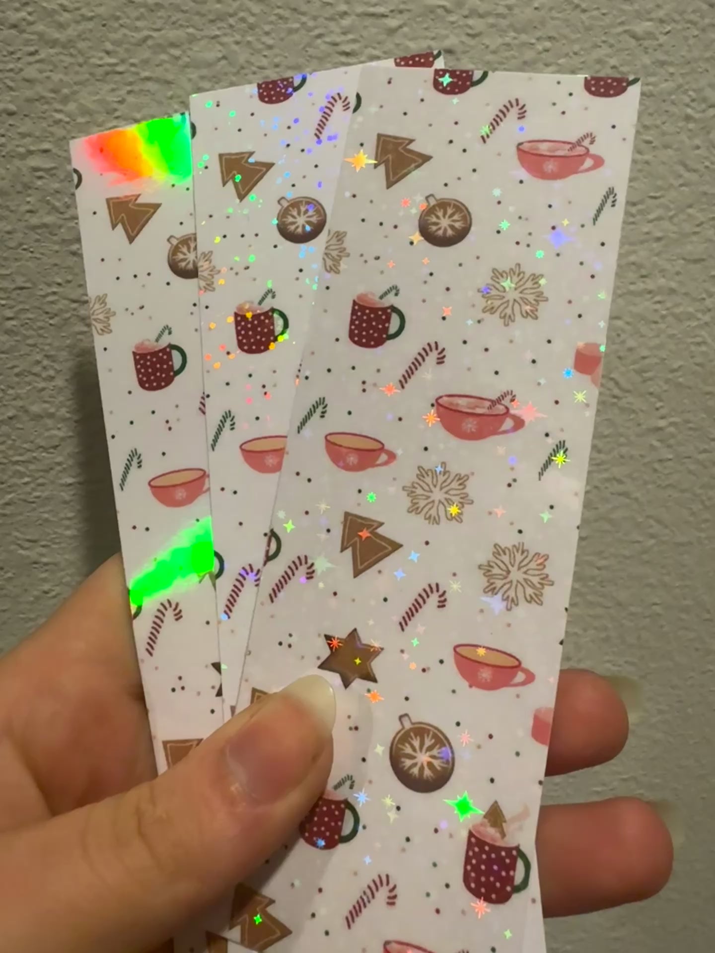 Christmas Doodled Bookmarks