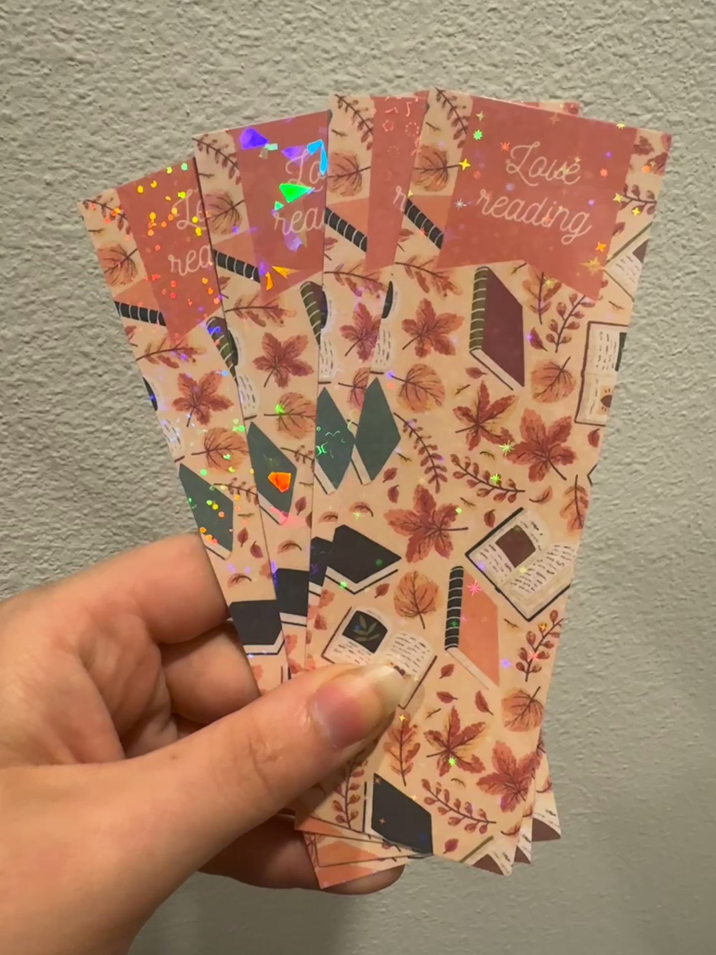 Autumn Love Reading Bookmarks